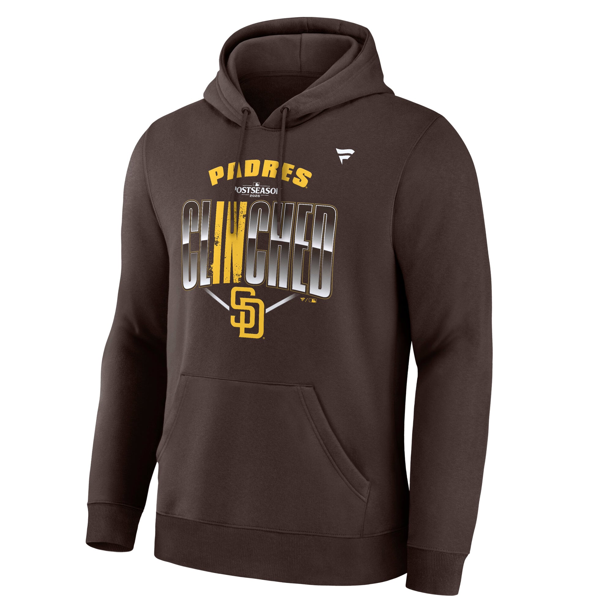Sweat à capuche marron pour homme des Padres de San Diego, édition 2026 séries éliminatoires la MLB