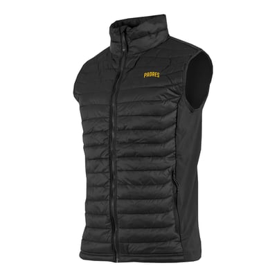 San Diego Padres Columbia  Powder Pass Hybrid Full-Zip Vest - Black
