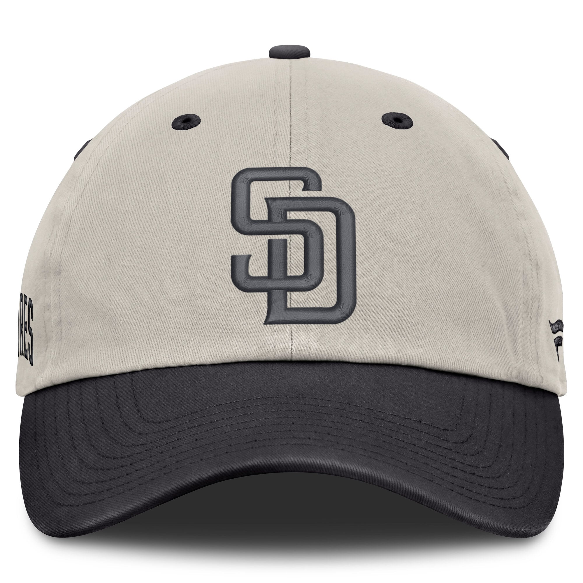 Men's Fanatics Beige/Charcoal San Diego Padres Frame Adjustable Hat