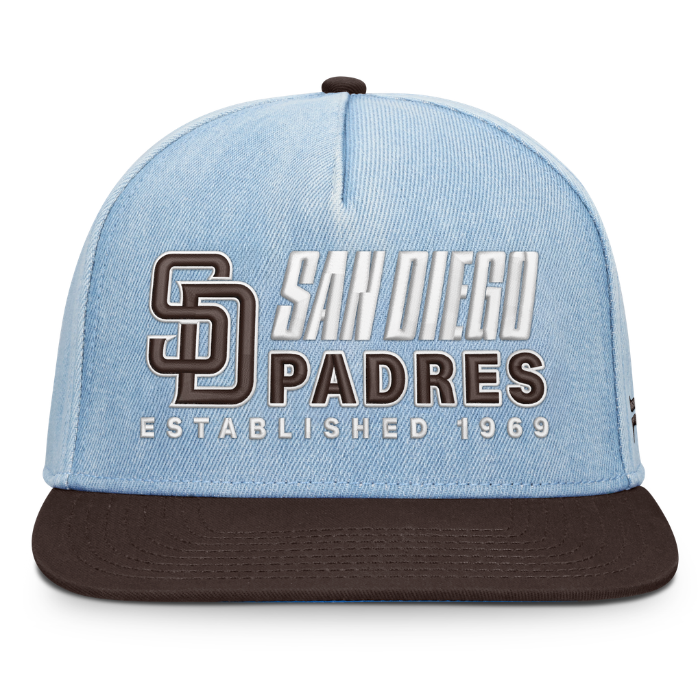 San Diego Padres Fanatics Twinbill Snapback Hat - Denim