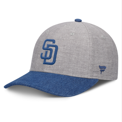 San Diego Padres Fanatics Level Up Conduct Adjustable Hat - Gray/Denim