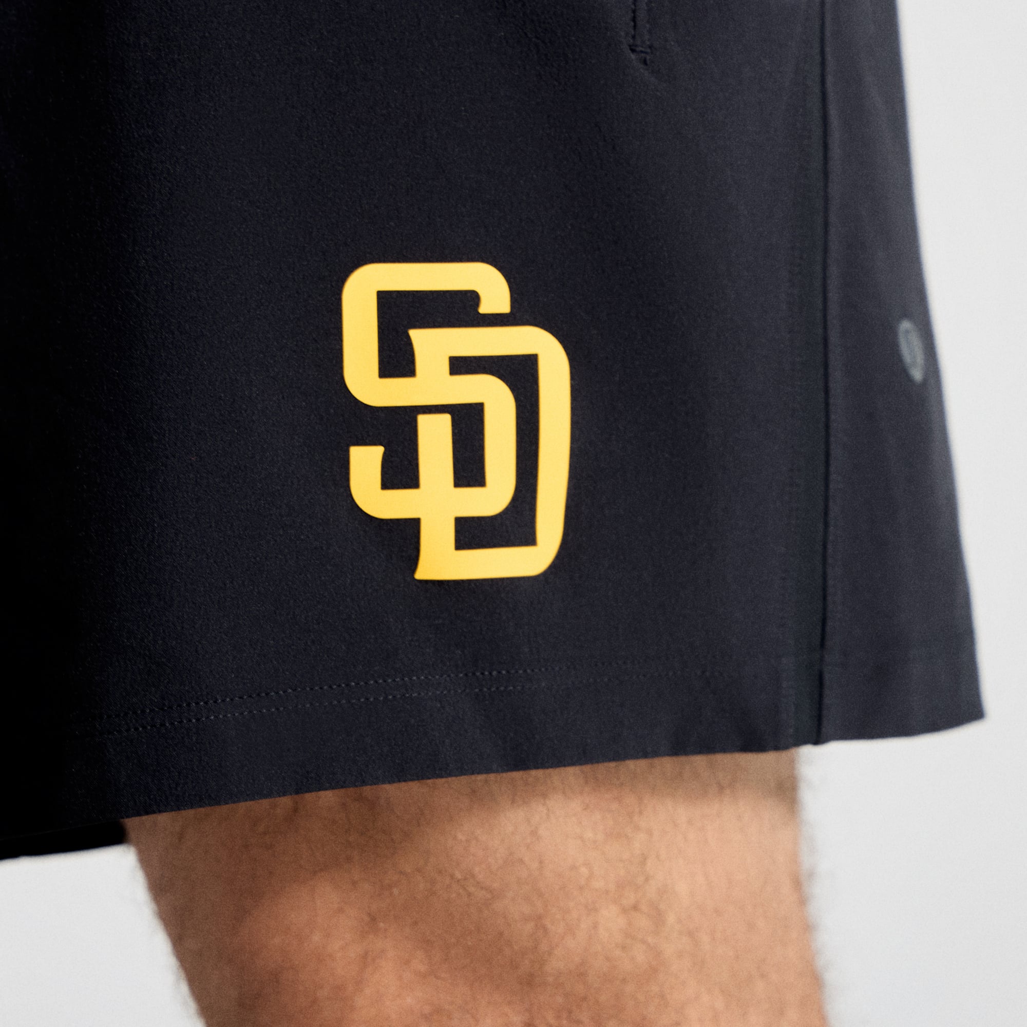 Short sans doublure Pace Breaker noir pour homme lululemon San Diego Padres 7"