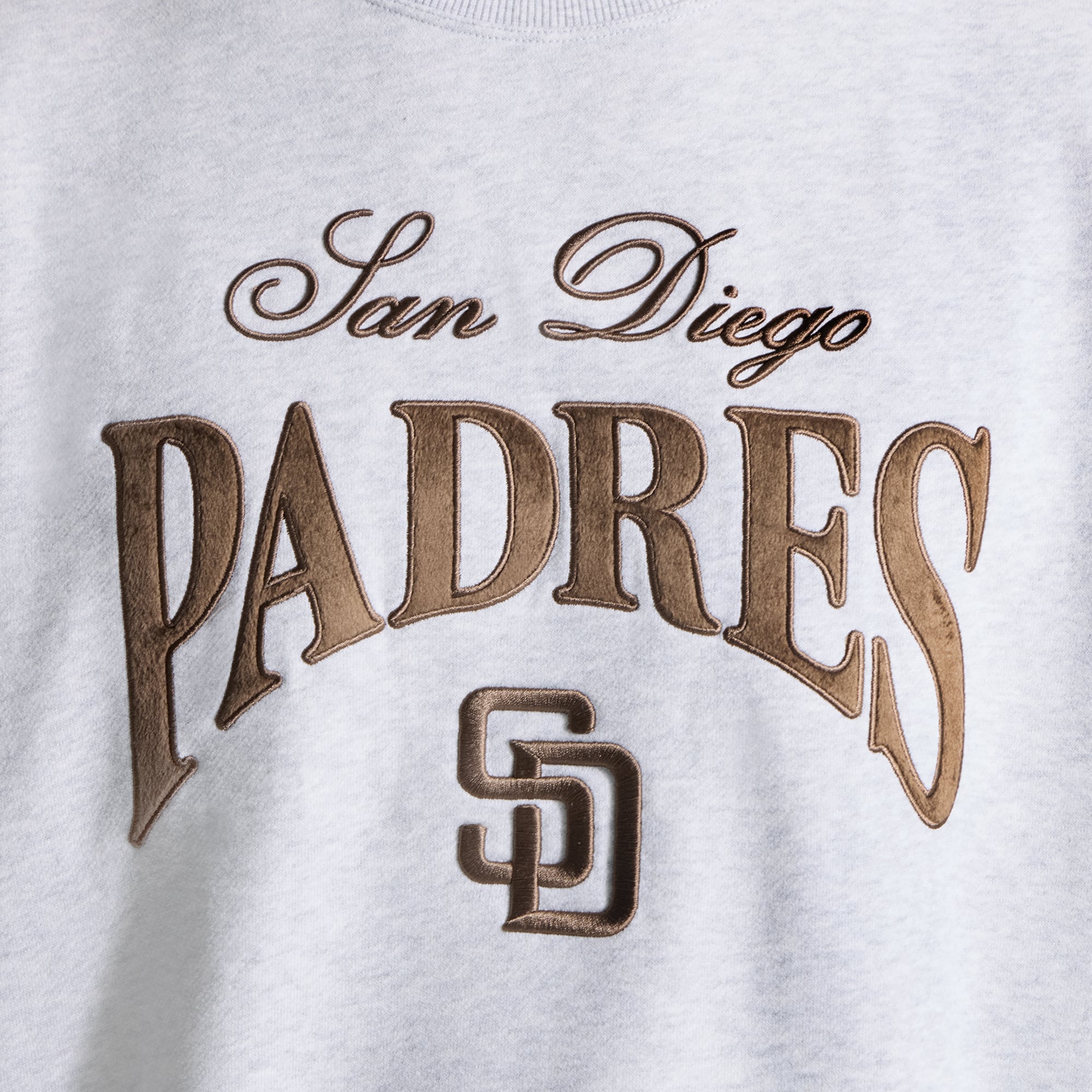 Sweat-shirt Steady State des Padres de San Diego, gris chiné ultra clair, pour homme la marque lululemon.