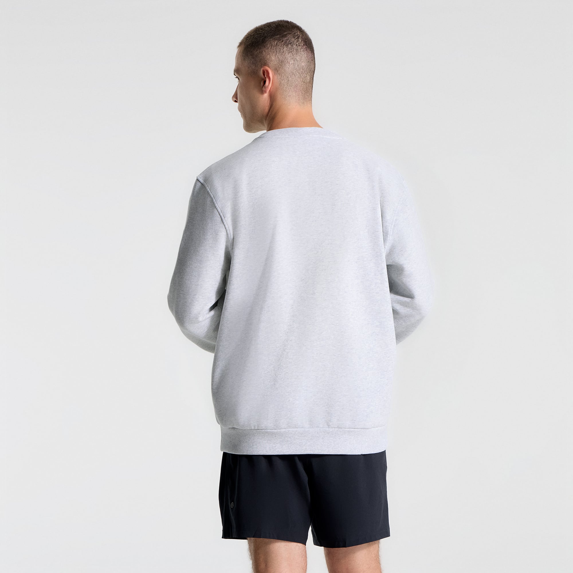 Sweat-shirt Steady State des Padres de San Diego, gris chiné ultra clair, pour homme la marque lululemon.