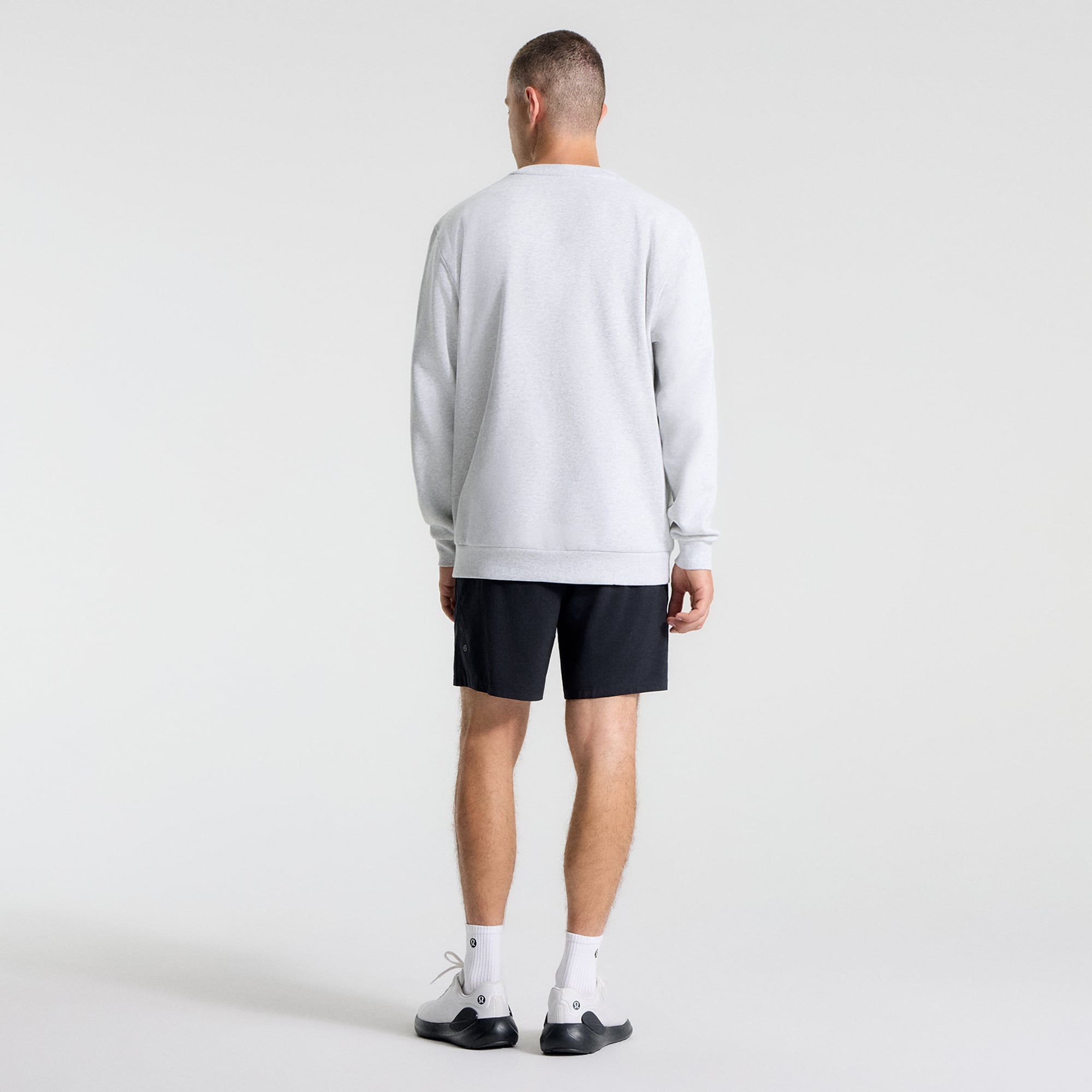 Sweat-shirt Steady State des Padres de San Diego, gris chiné ultra clair, pour homme la marque lululemon.
