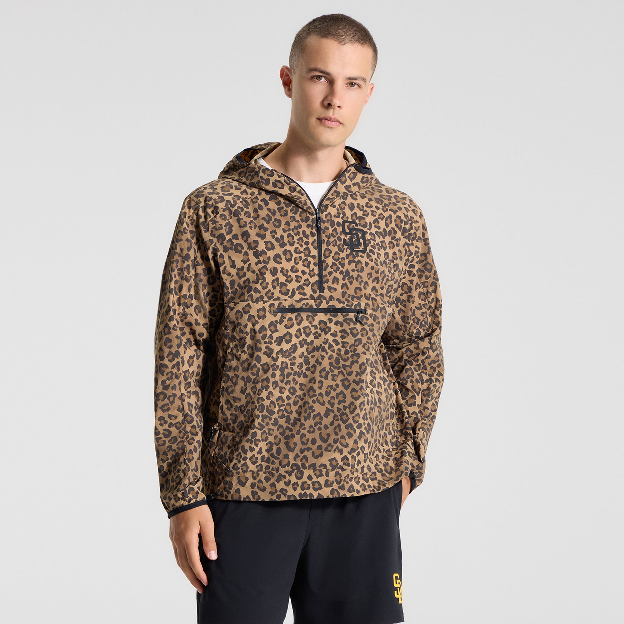 Men's lululemon San Diego Padres Multi-Pocket Running Anorak *Leopard