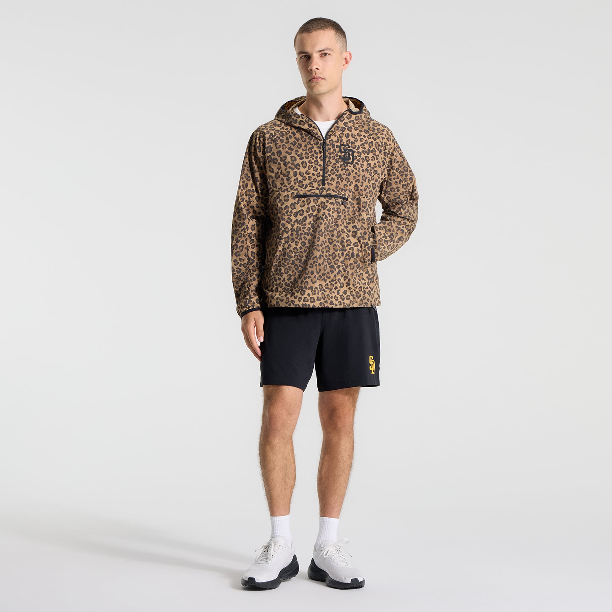 Men's lululemon San Diego Padres Multi-Pocket Running Anorak *Leopard