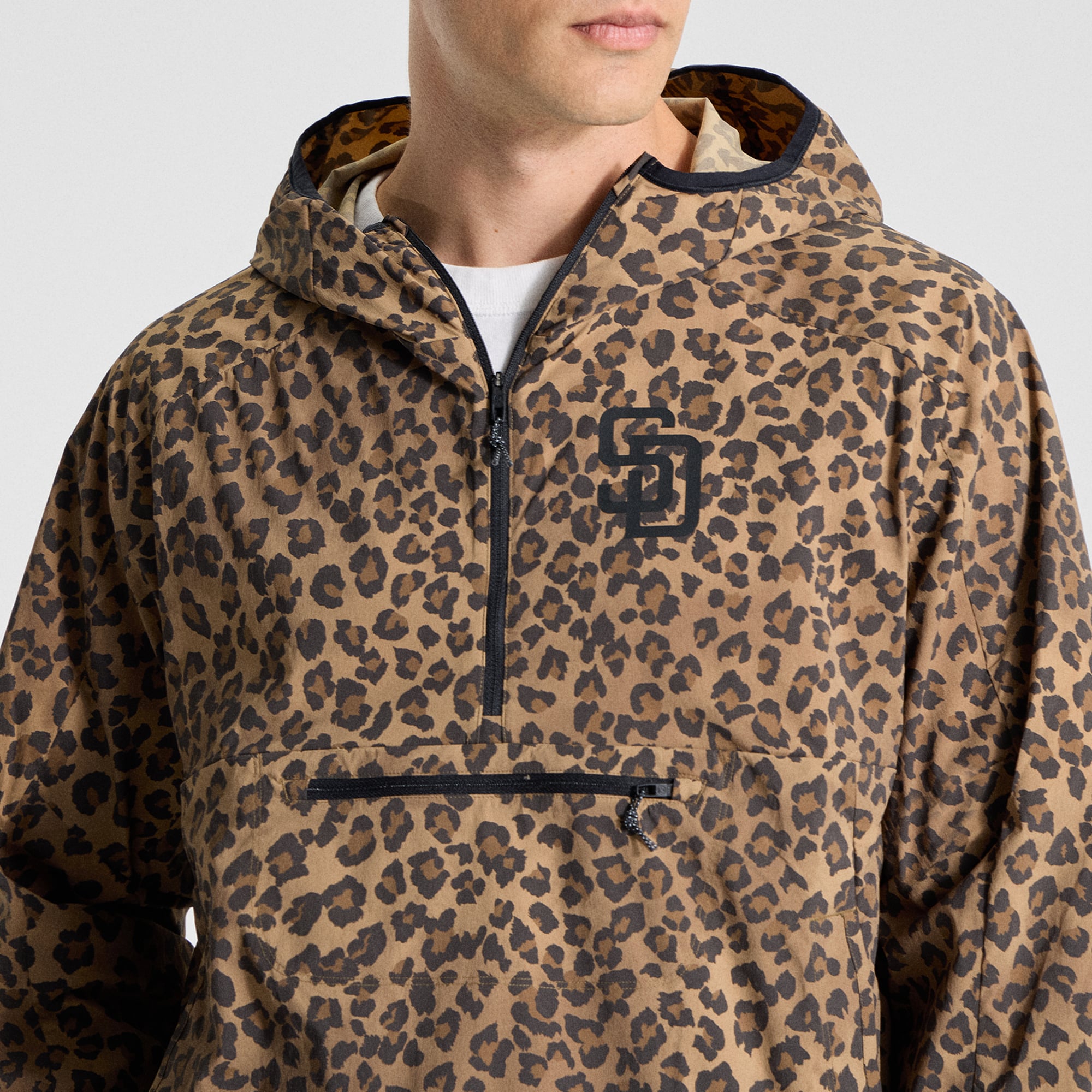 Men's lululemon San Diego Padres Multi-Pocket Running Anorak *Leopard