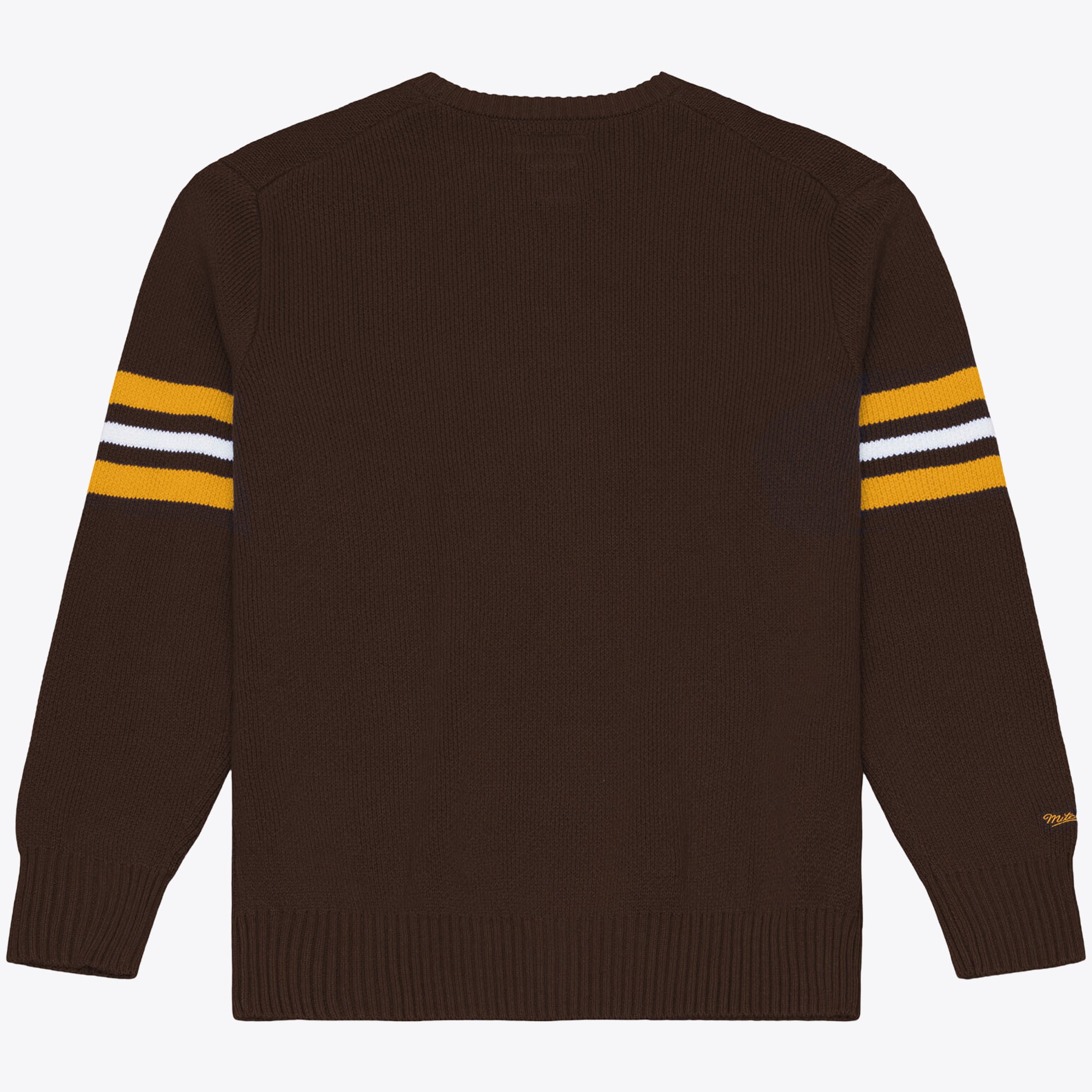 Pull Mitchell & Ness marron pour homme, modèle entraîneur-chef des Padres de San Diego