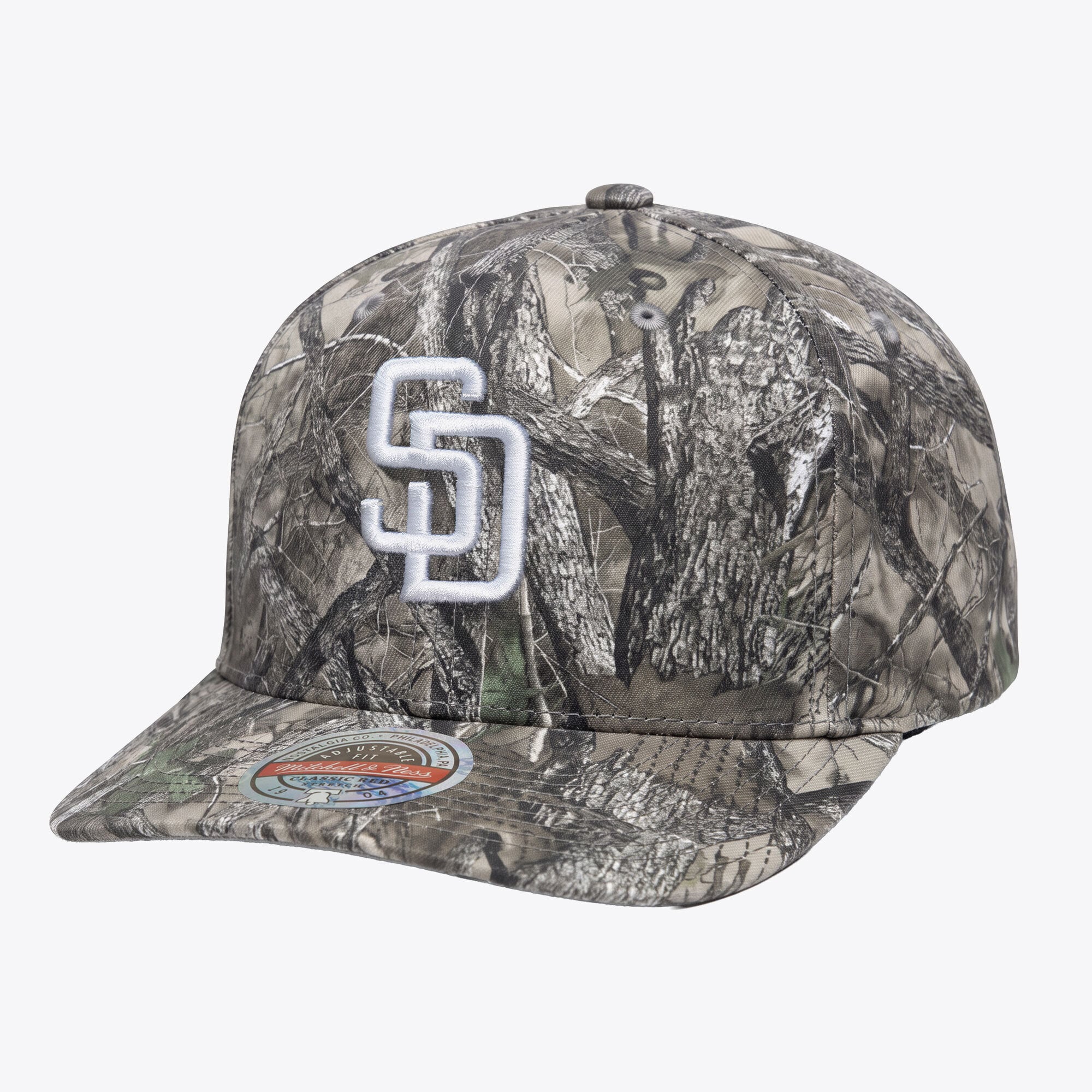 Casquette Mitchell & Ness Camo San Diego Padres Timber Trail pour homme