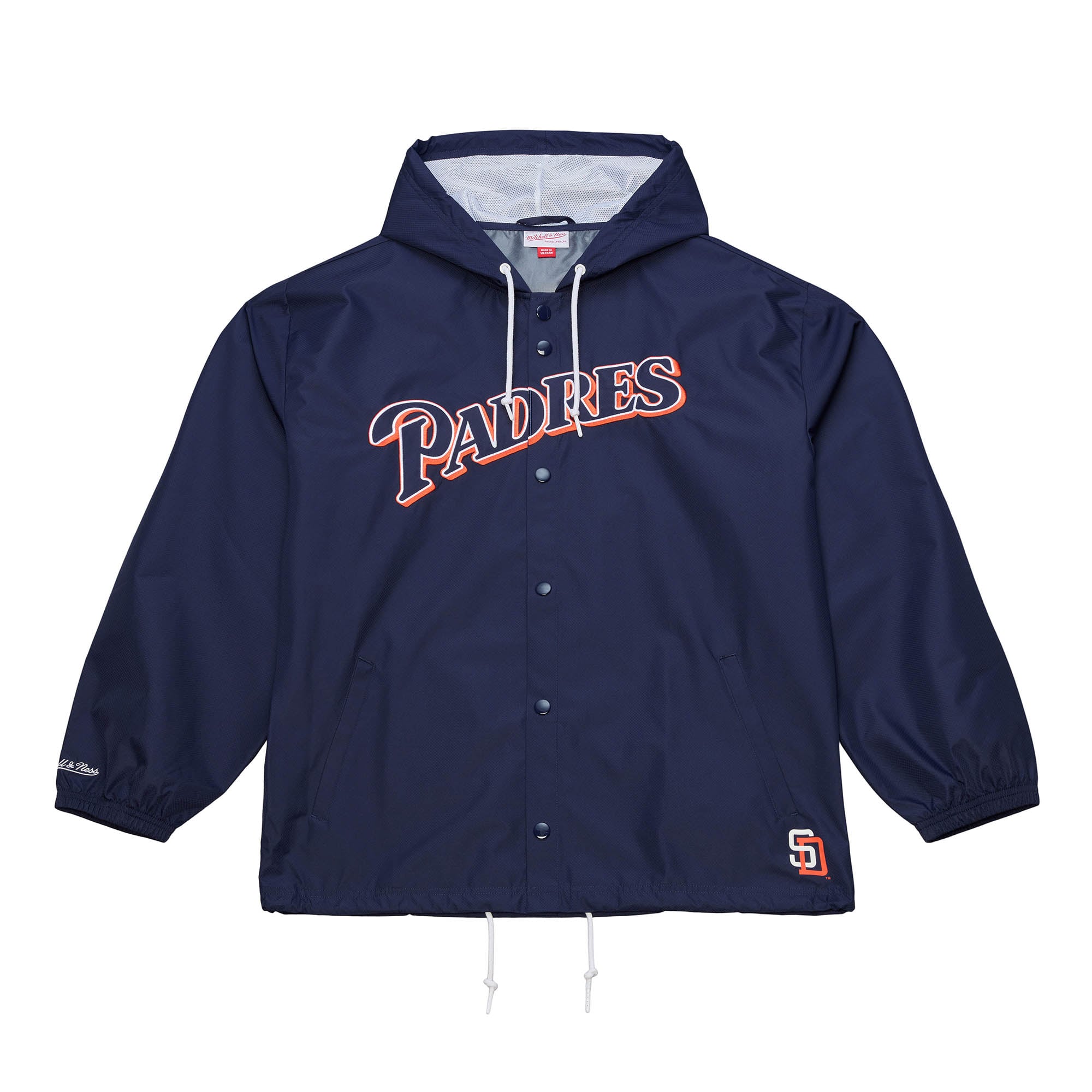 メンズ Mitchell&Ness ネイビー サンディエゴ・パドレス Full-Snap 