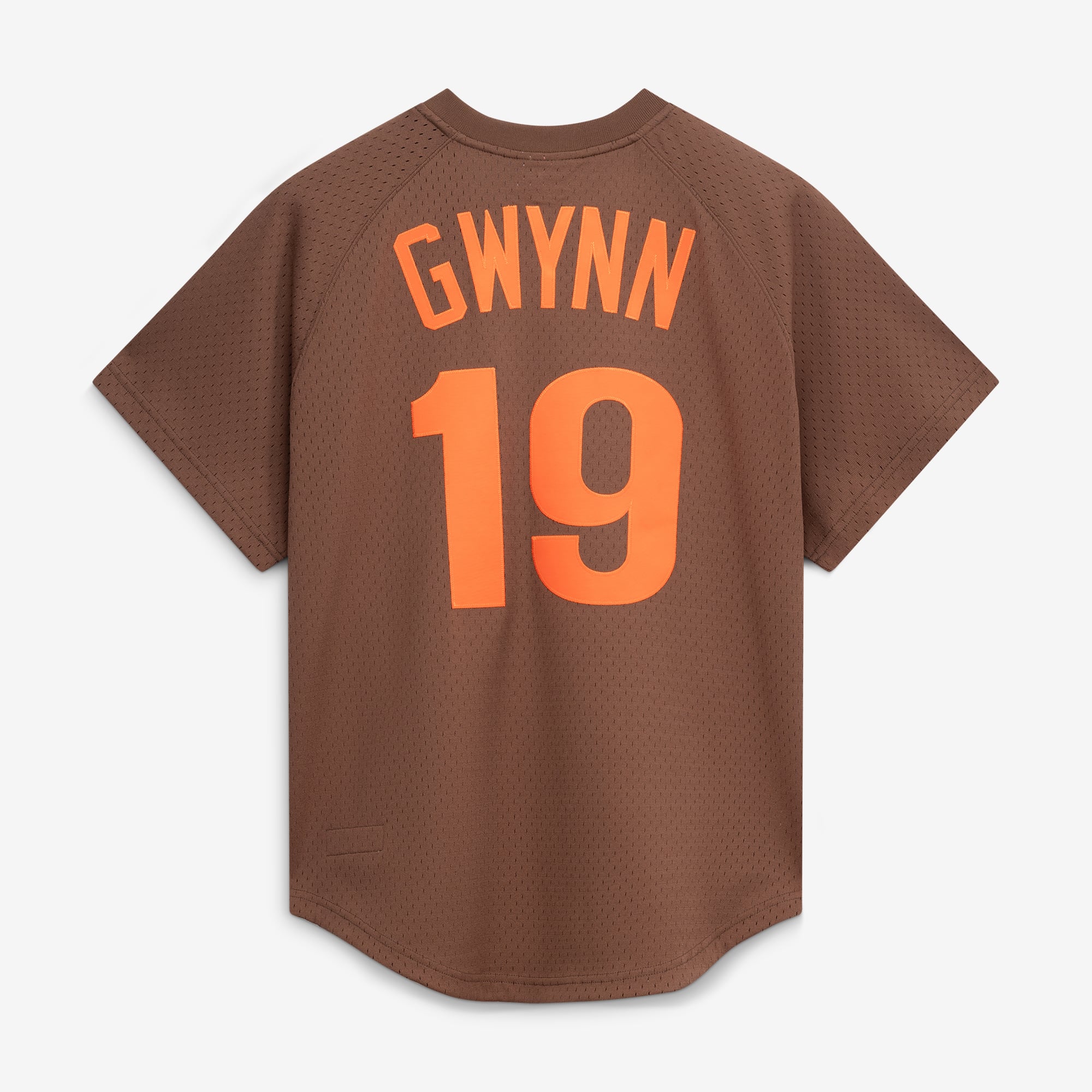 Maillot d'entraînement authentique Mitchell & Ness Tony Gwynn Brown des Padres de San Diego pour homme