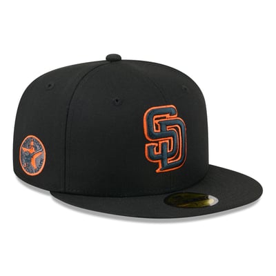  San Diego Padres New Era Color Pop 59FIFTY Fitted Hat - Black