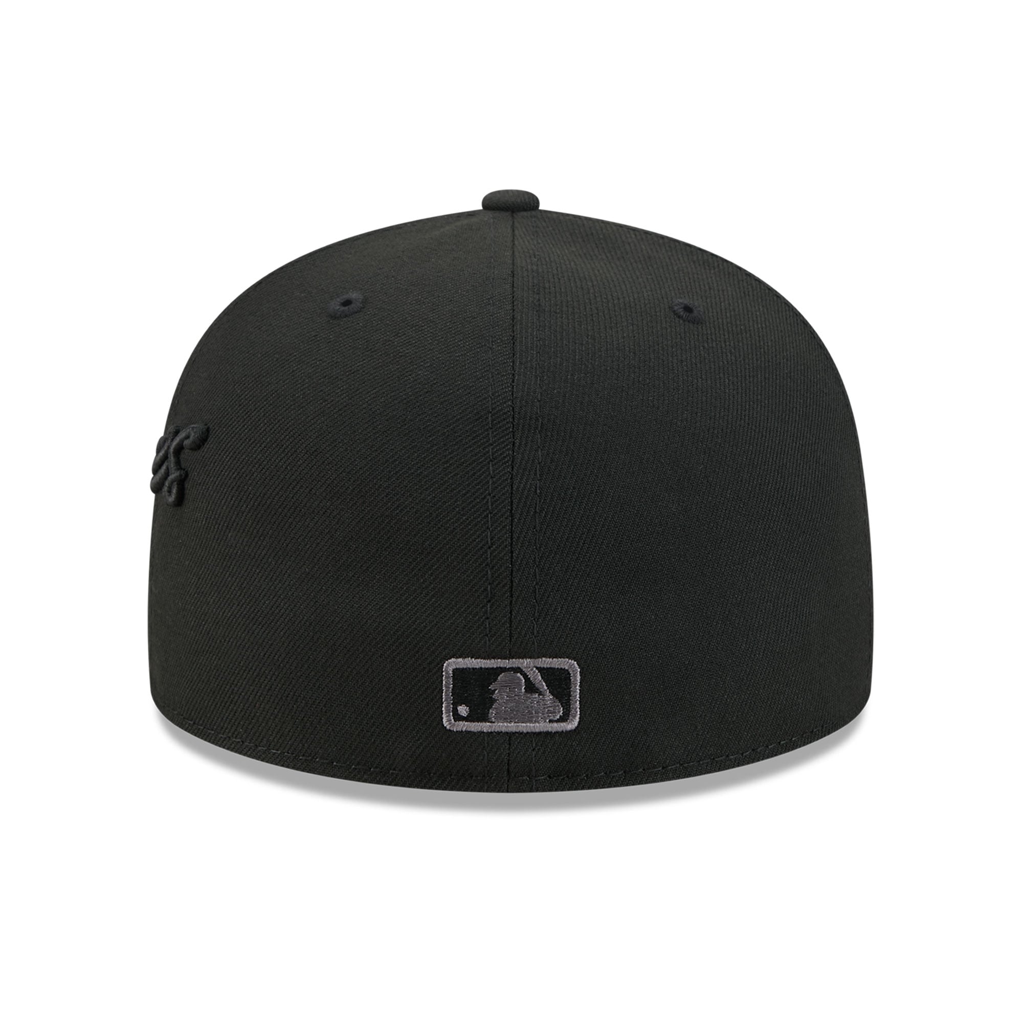 Men's New Era Black San Diego Padres Side Script 59FIFTY Fitted Hat