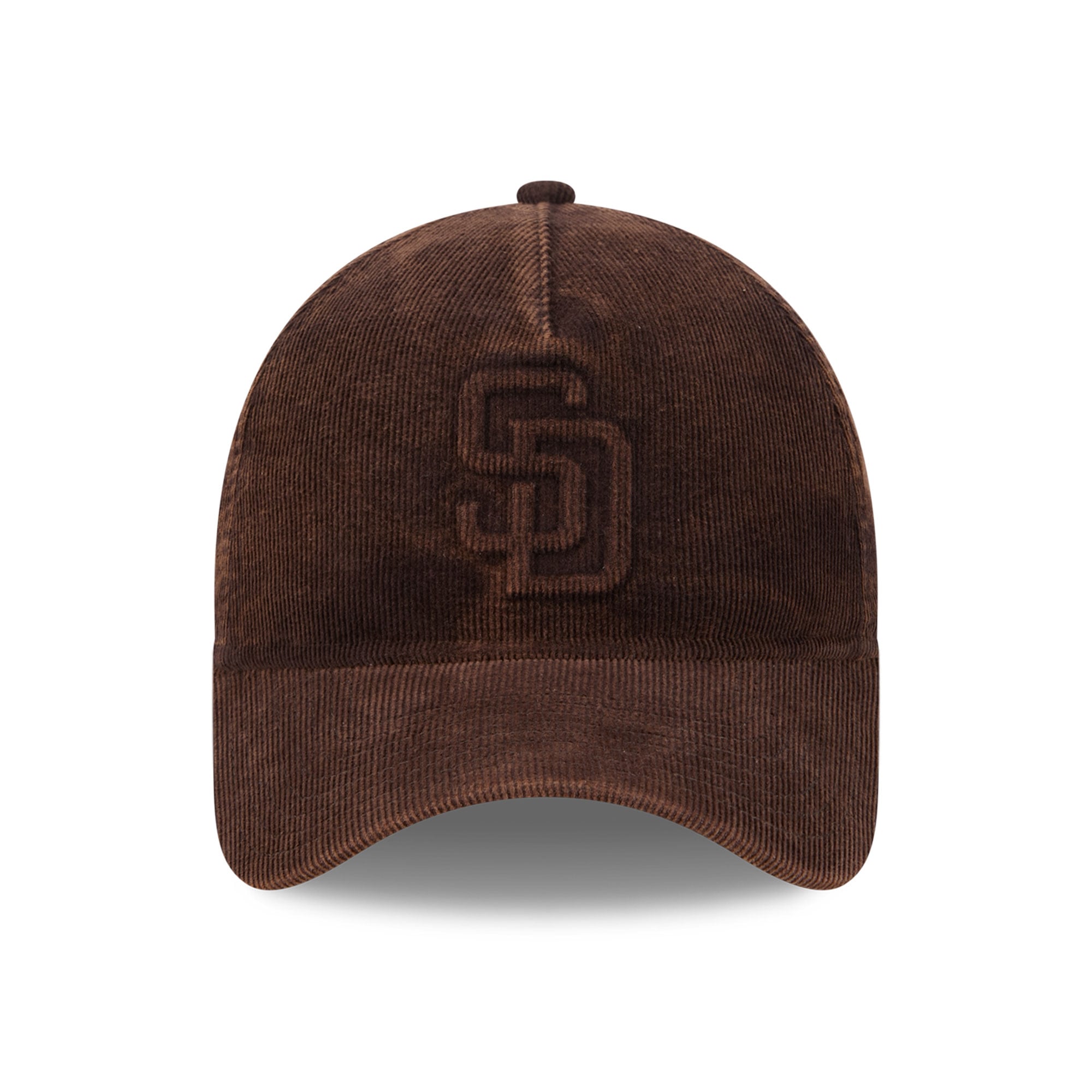 Casquette New Era marron pour homme, modèle 9FORTY, avec écusson latéral des Padres de San Diego (Série mondiale 1998) et monture ajustable.
