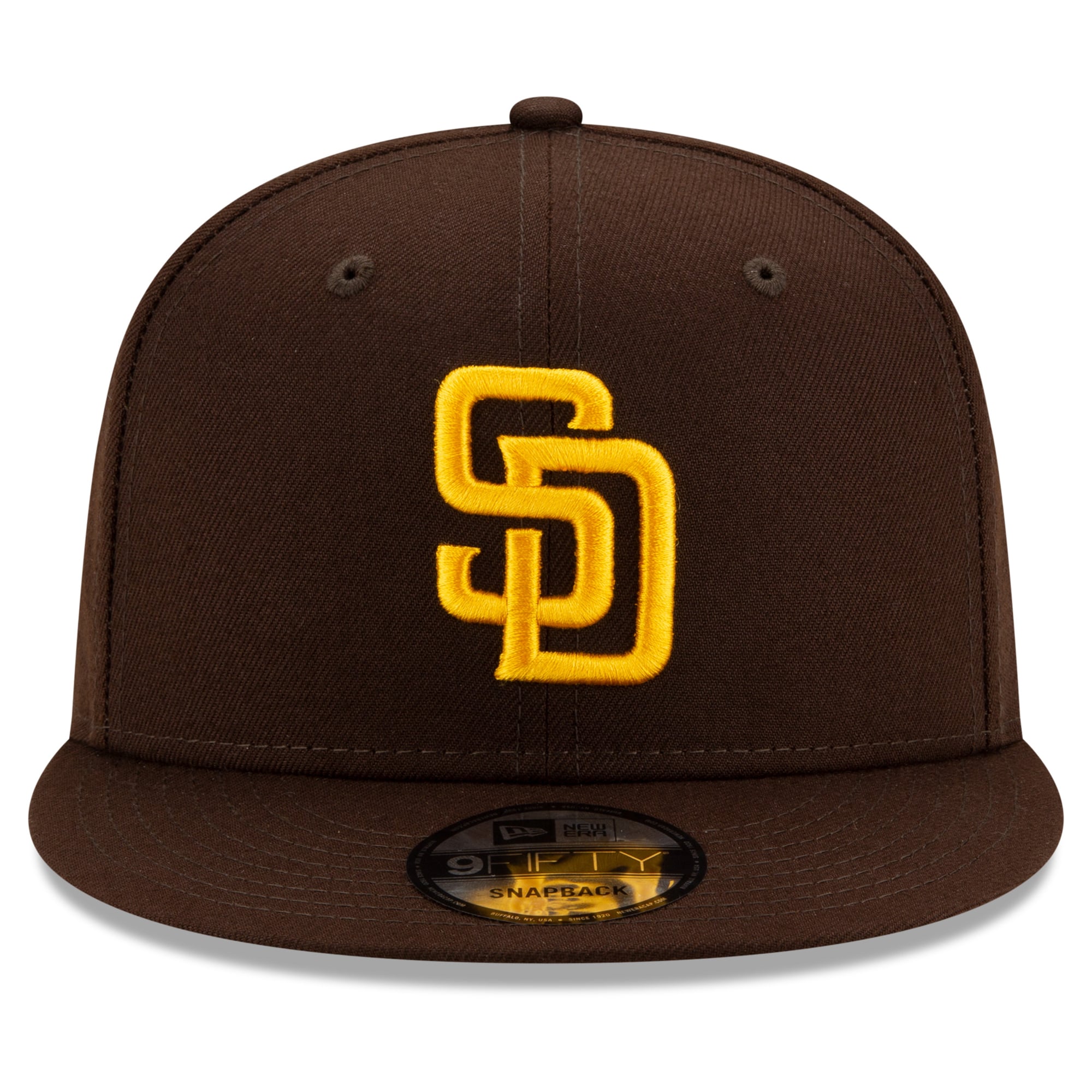 Casquette snapback New Era marron pour homme, San Diego Padres 2026, écusson latéral des séries éliminatoires de la MLB, modèle 9FIFTY