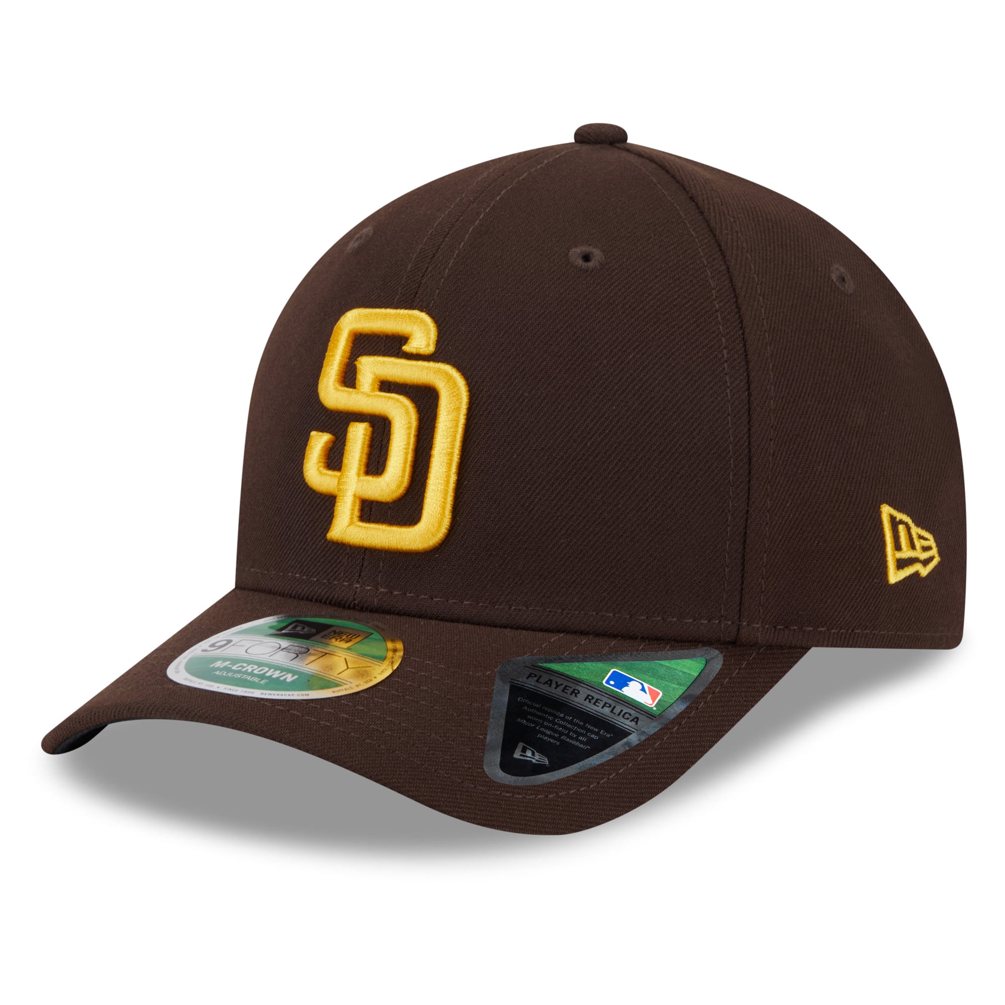 Casquette ajustable New Era marron San Diego Padres 2026 MLB Postseason avec écusson latéral 9FORTY pour homme