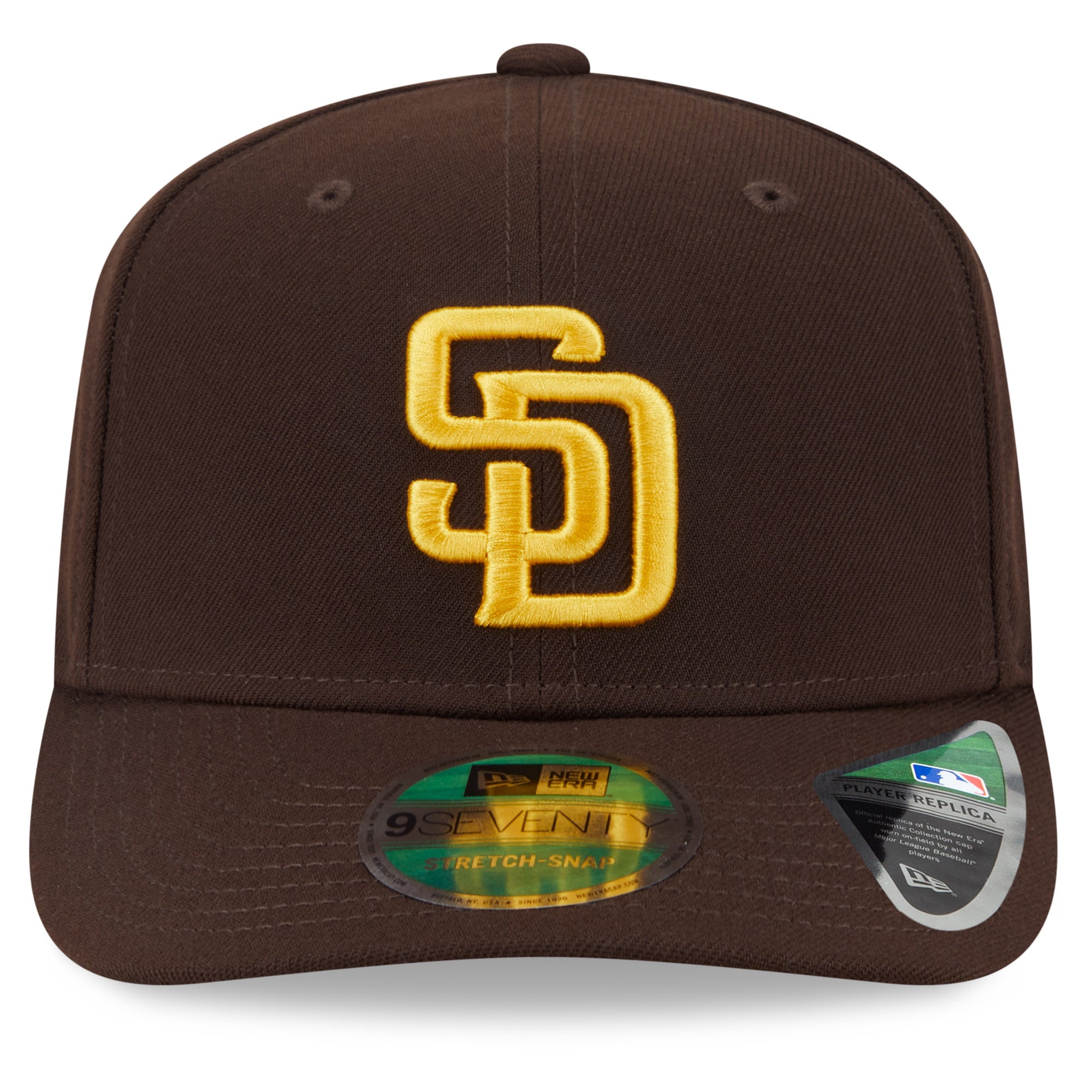 Casquette ajustable New Era marron San Diego Padres 2026 MLB Postseason avec écusson latéral 9SEVENTY