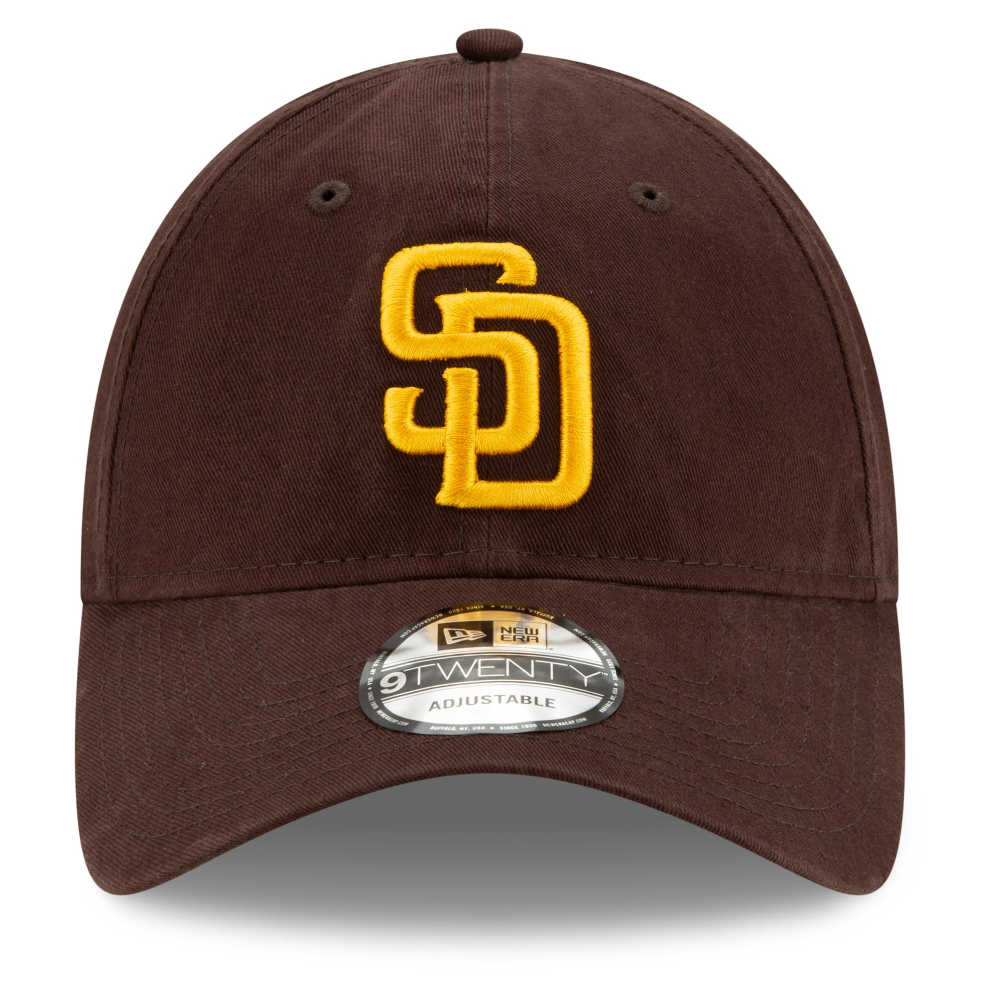 Casquette ajustable New Era marron San Diego Padres 2026 MLB Postseason avec écusson latéral 9TWENTY pour homme