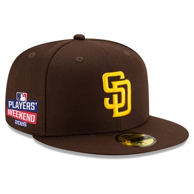San Diego Padres New Era 2026 Players' Weekend Authentic Collection 59FIFTY Fitted Hat - Brown