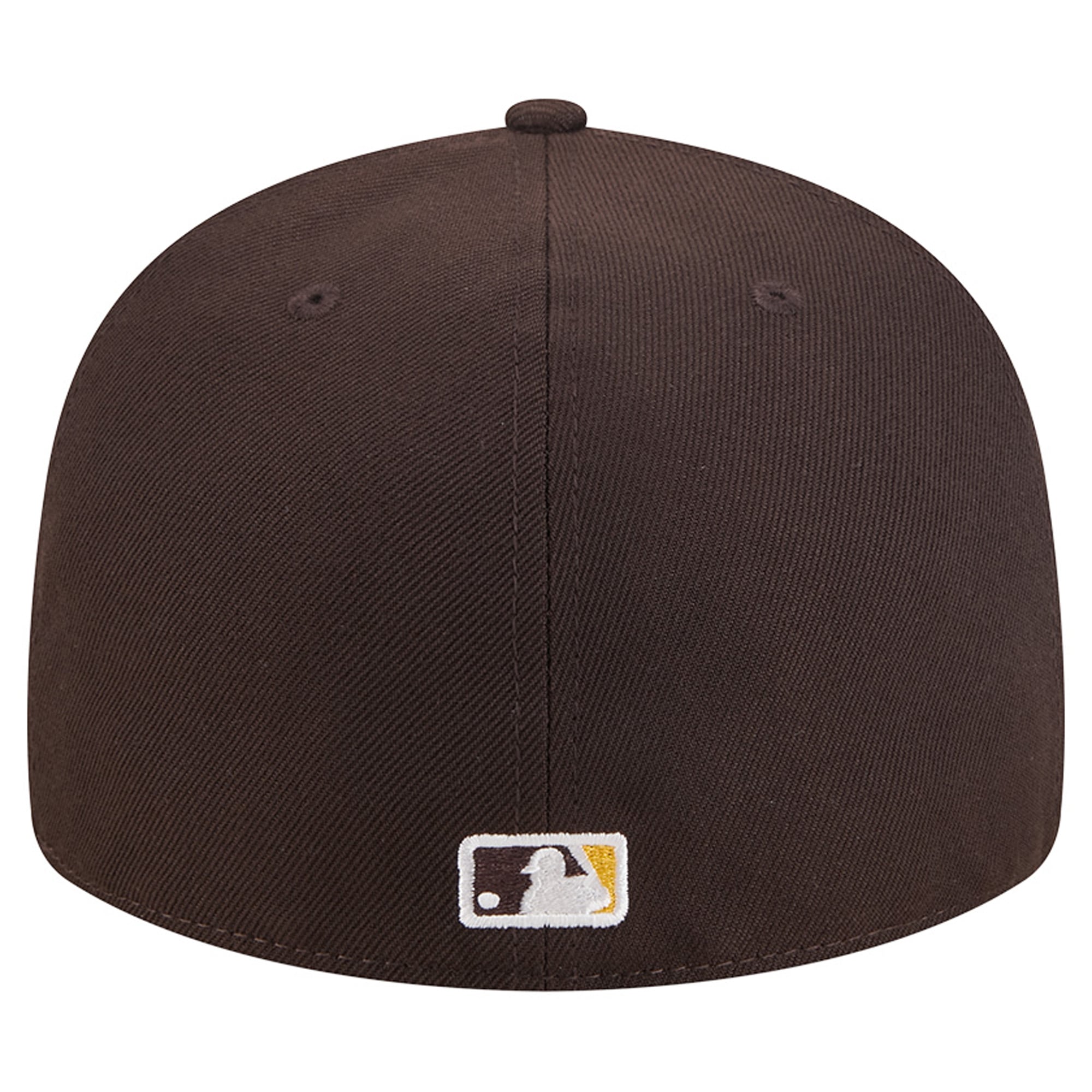 Casquette ajustée New Era marron pour homme, modèle 59FIFTY, pin San Diego Padres City Icon.