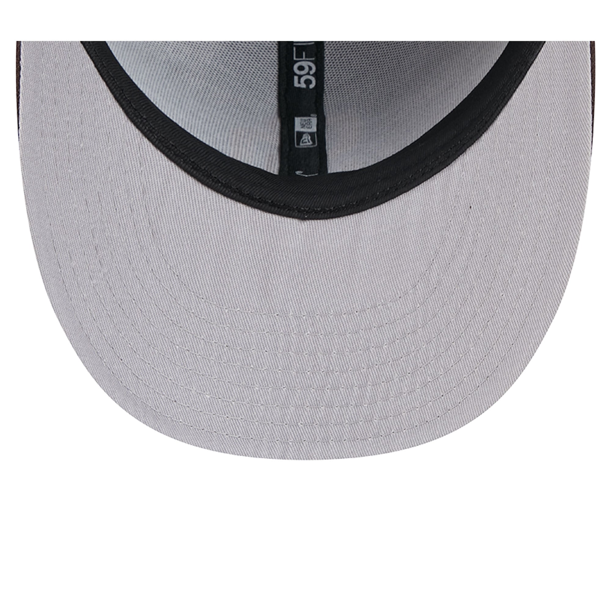 Casquette ajustée New Era marron pour homme, modèle 59FIFTY, pin San Diego Padres City Icon.