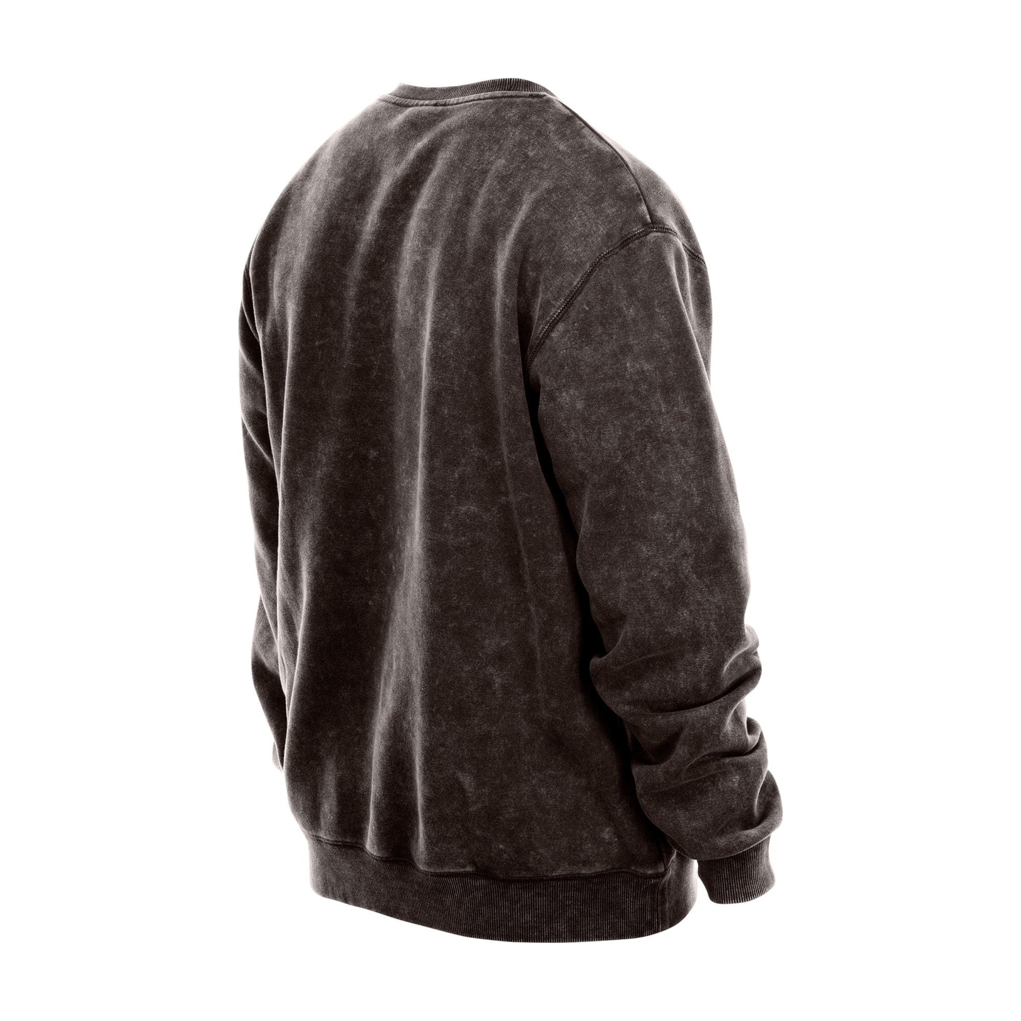 Sweat-shirt à col rond New Era marron San Diego Padres pour homme, délavé aux minéraux
