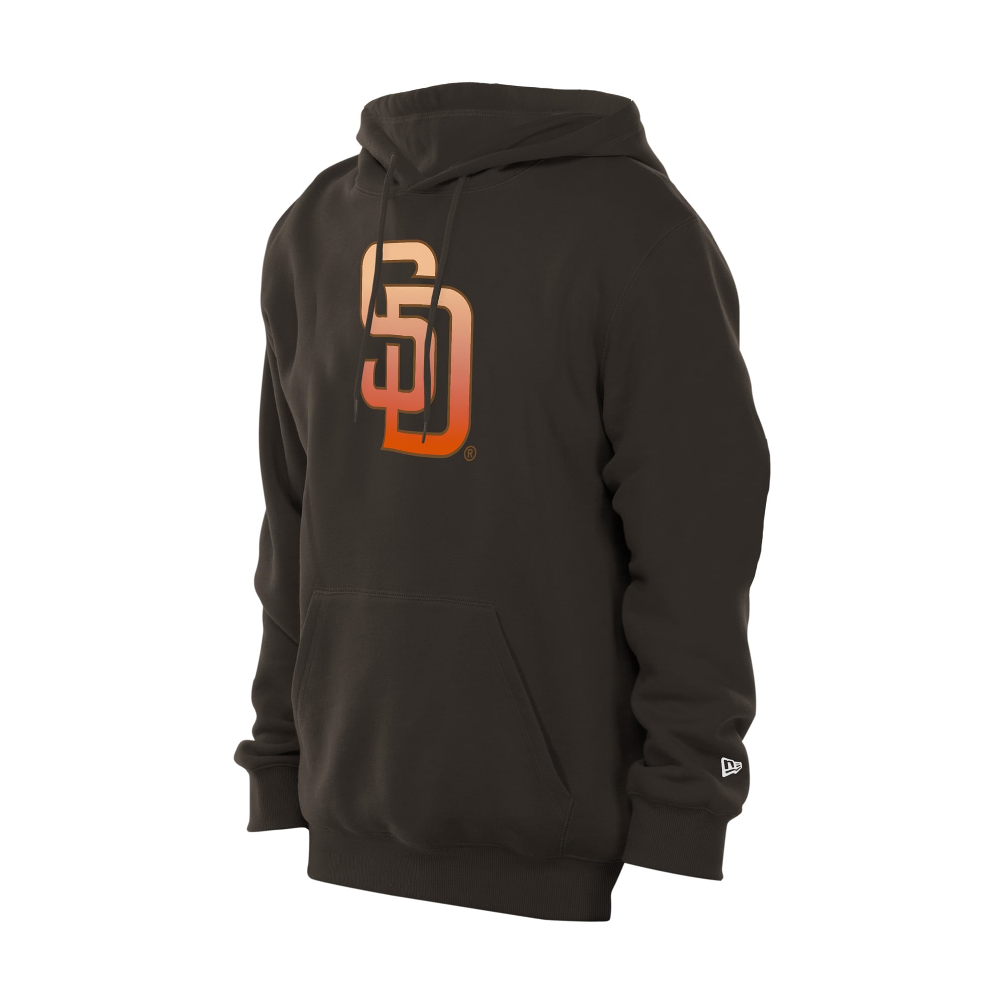 Sweat à capuche New Era marron pour homme, San Diego Padres, motif citrouille épicée