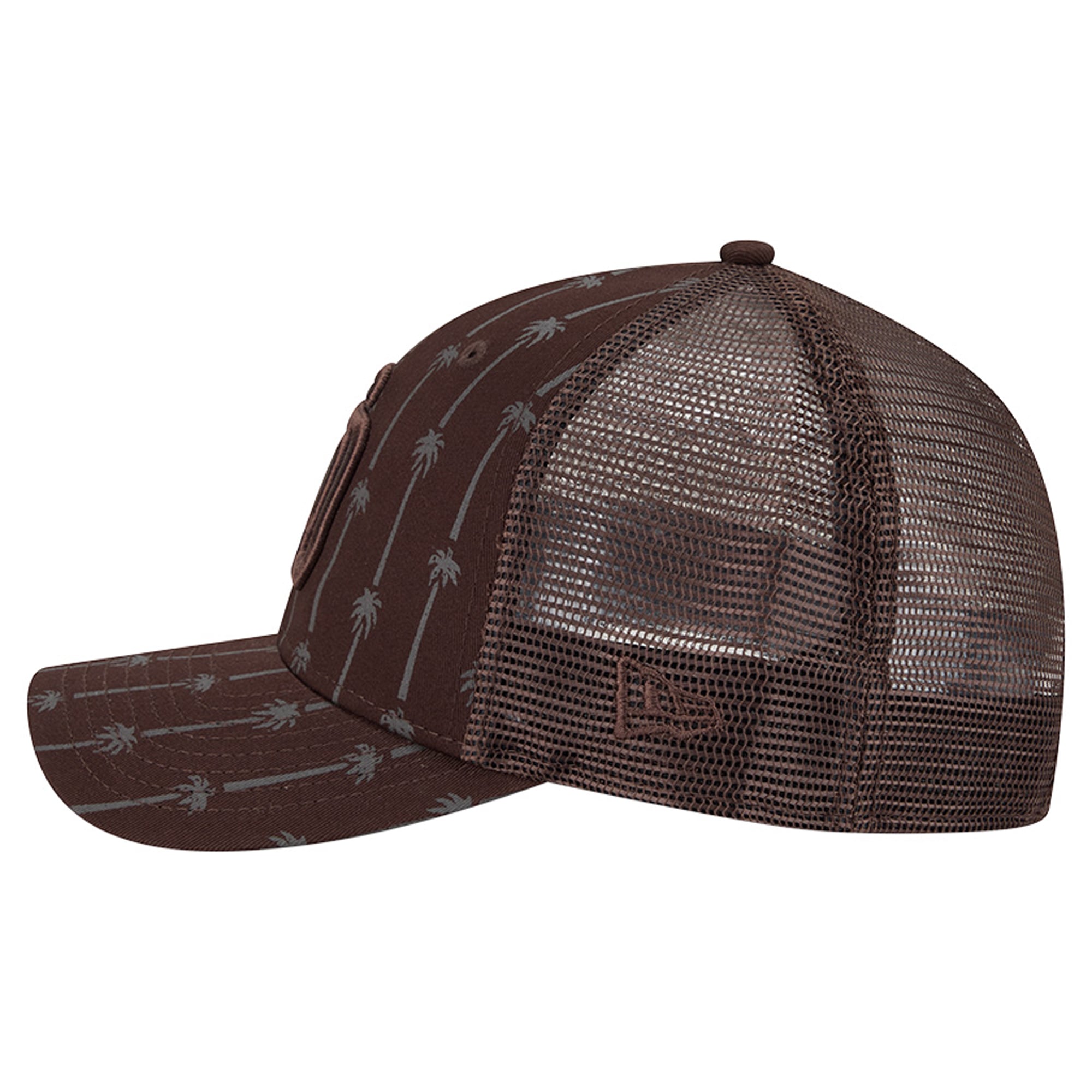 Men's New Era Brown San Diego Padres Tonal Icon 9FORTY M-Crown Adjustable Trucker Hat