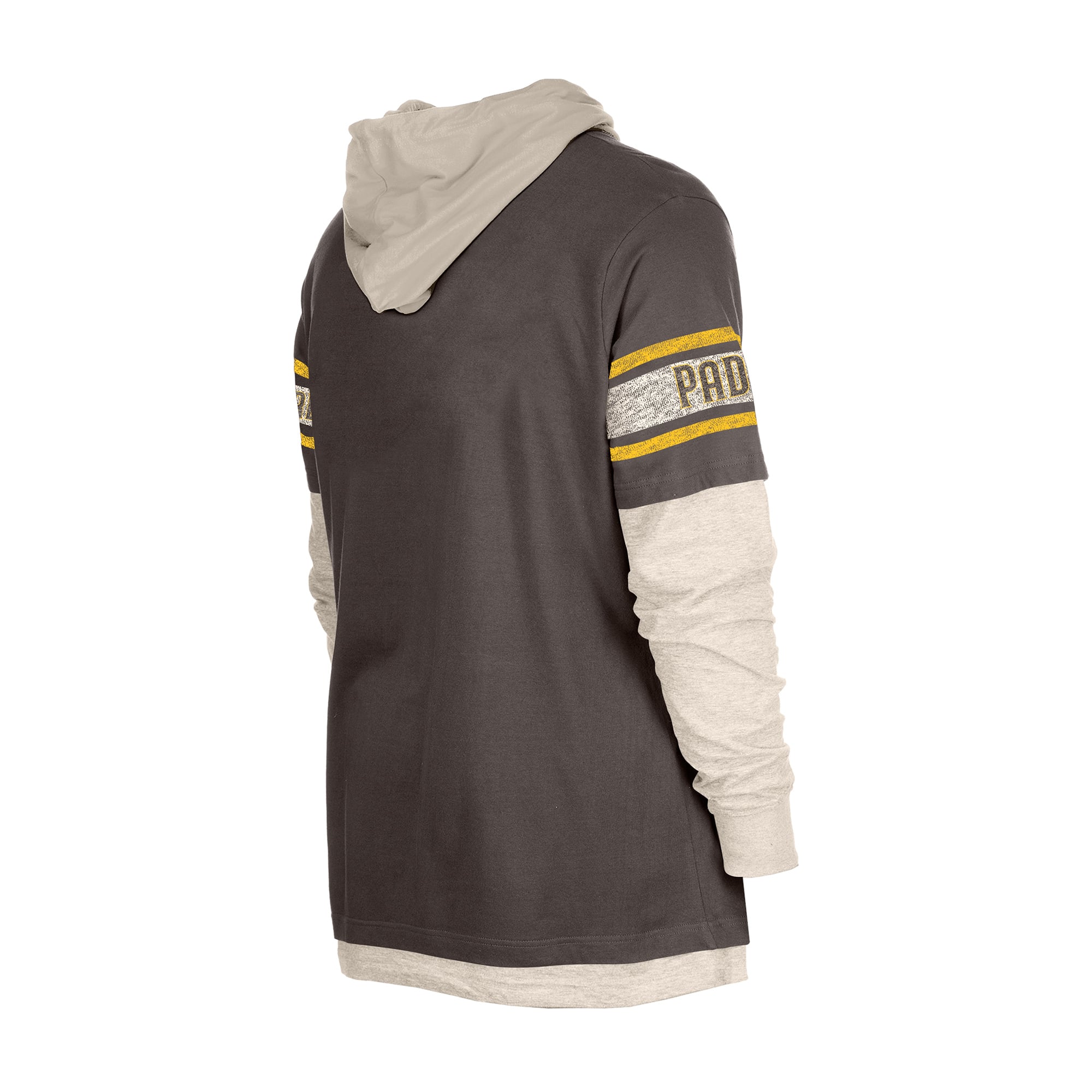 Sweat à capuche rétro New Era marron/crème San Diego Padres pour homme