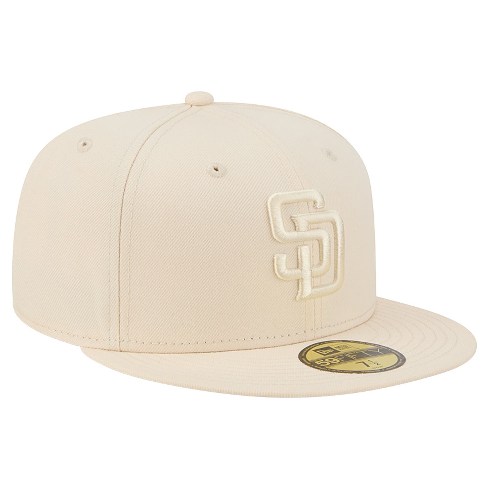 Casquette ajustée New Era crème San Diego Padres 59FIFTY pour homme