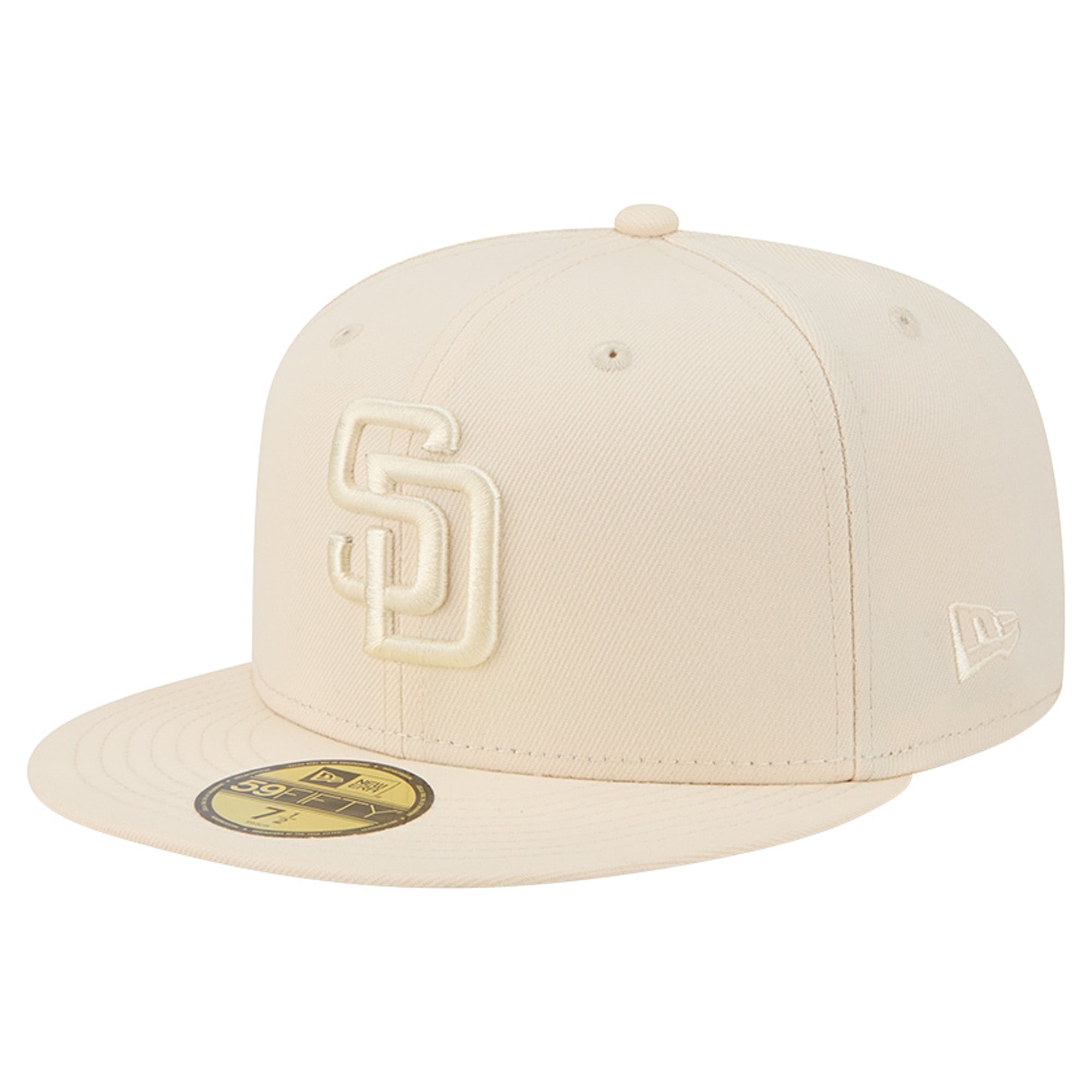 Casquette ajustée New Era crème San Diego Padres 59FIFTY pour homme