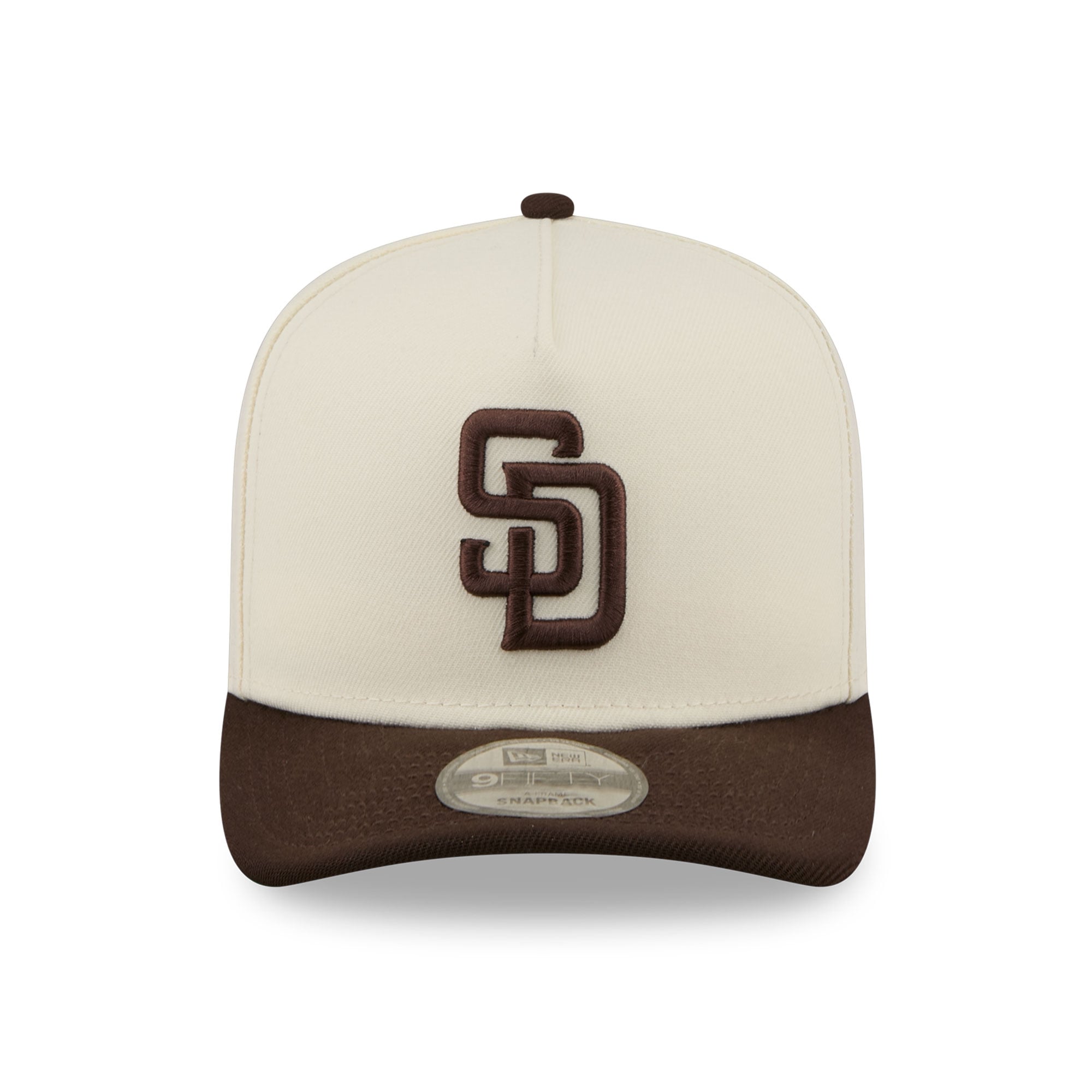 Casquette snapback New Era crème San Diego Padres 9FIFTY pour homme