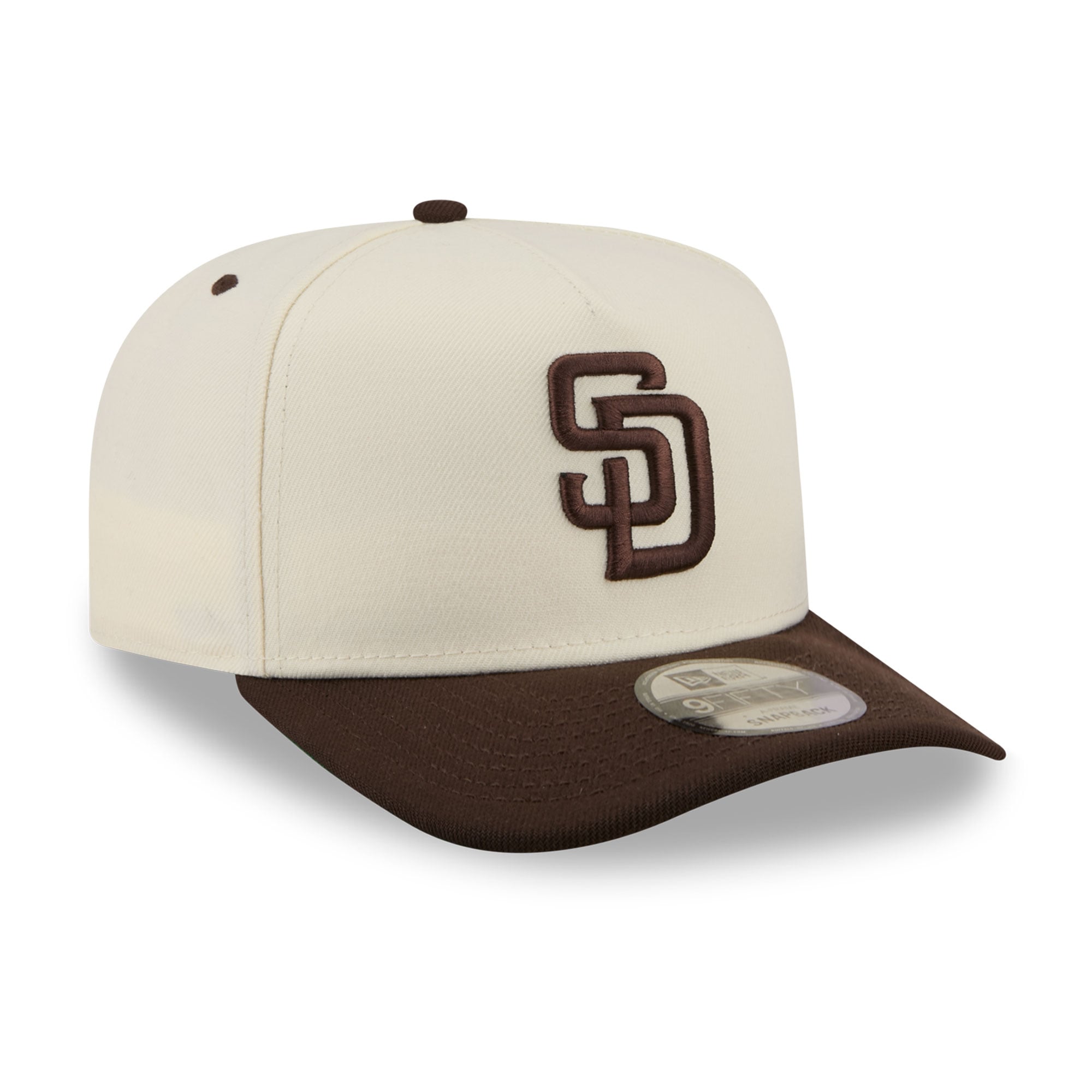 Casquette snapback New Era crème San Diego Padres 9FIFTY pour homme