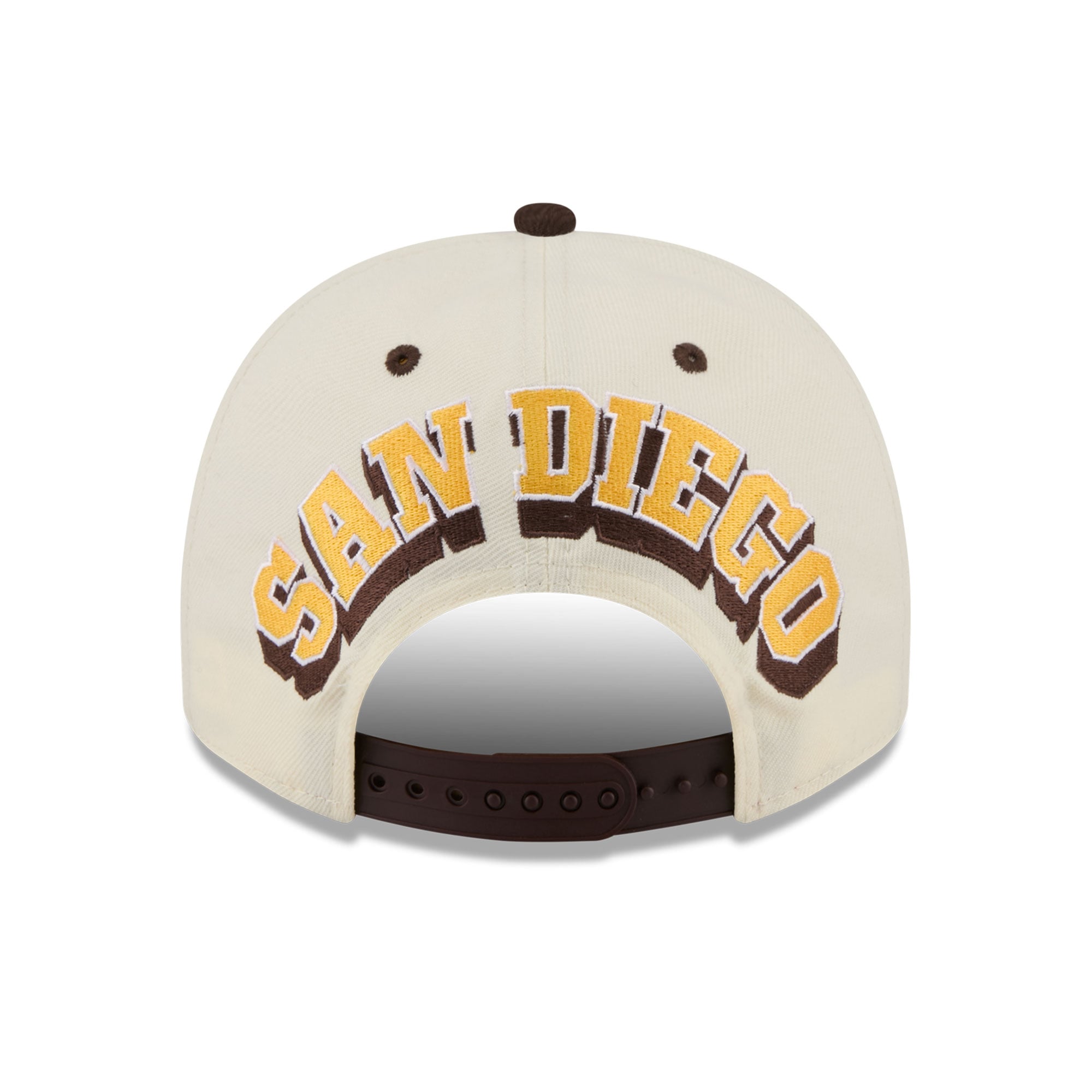 Casquette snapback New Era crème San Diego Padres 9FIFTY pour homme