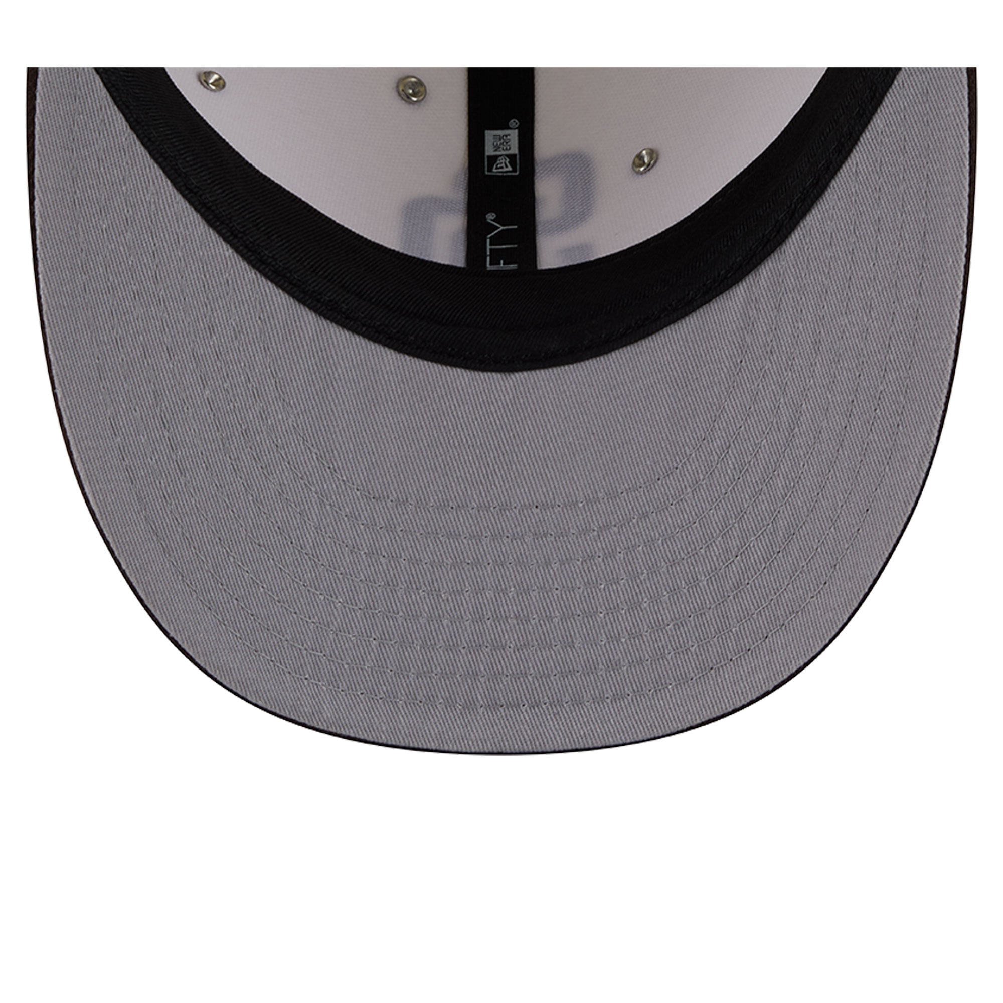 Men's New Era Cream/Dark Brown San Diego Padres Pearl Stud 59FIFTY Fitted Hat