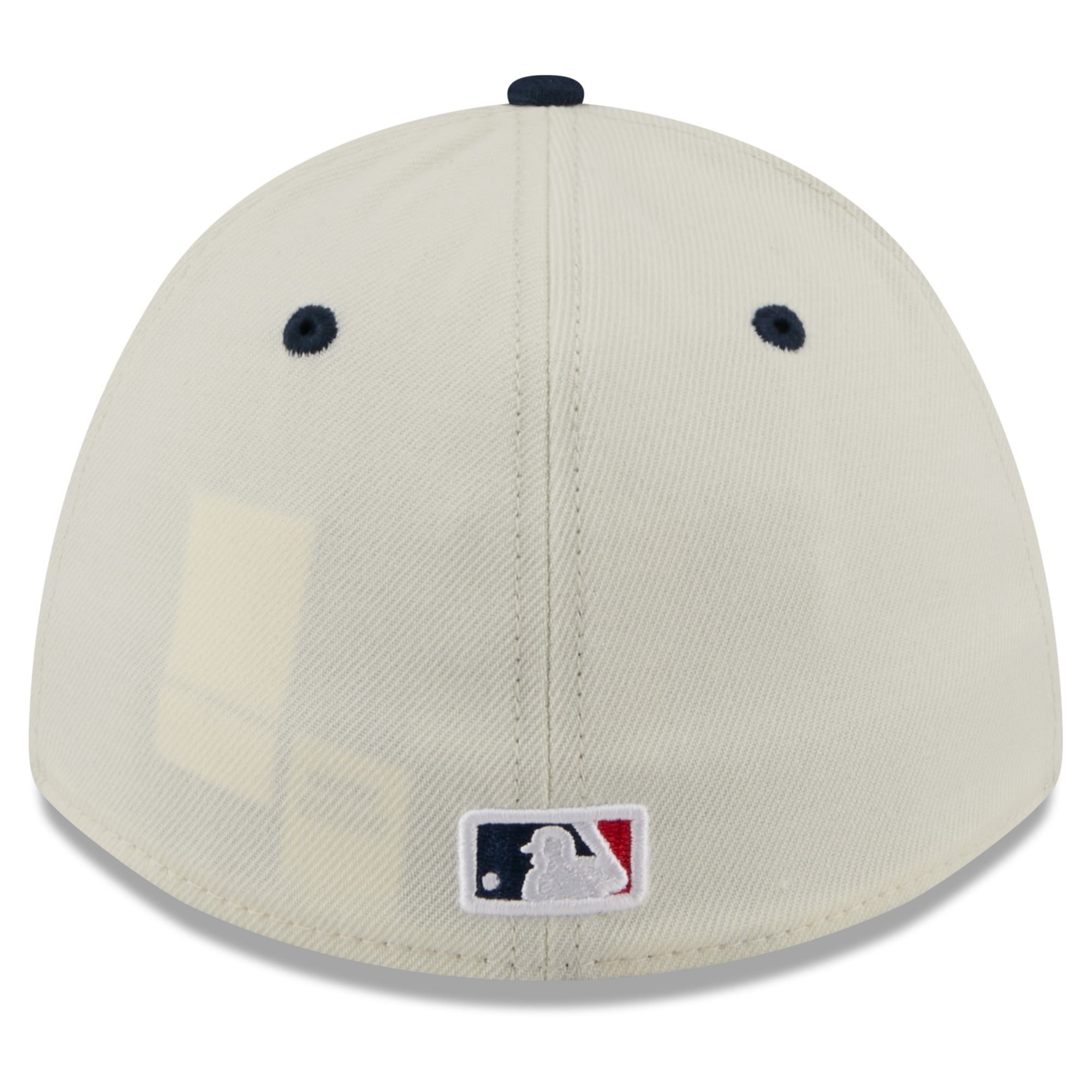Casquette New Era pour homme, crème/marine, San Diego Padres USA 250, édition spéciale 4 juillet, modèle 39THIRTY M-Crown Flex