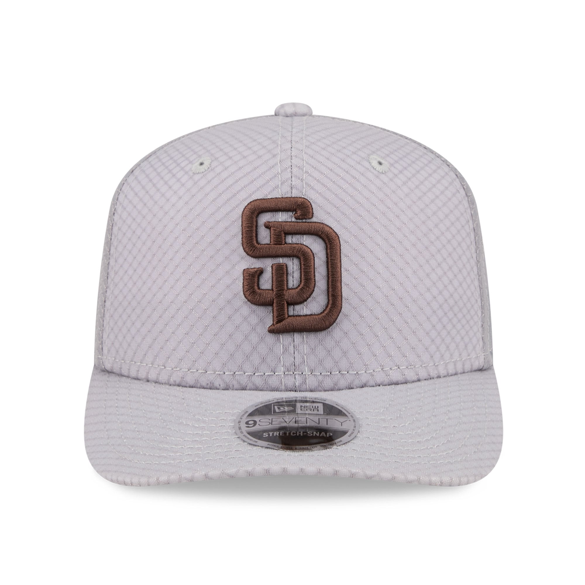 Casquette trucker ajustable New Era grise San Diego Padres 9SEVENTY pour homme