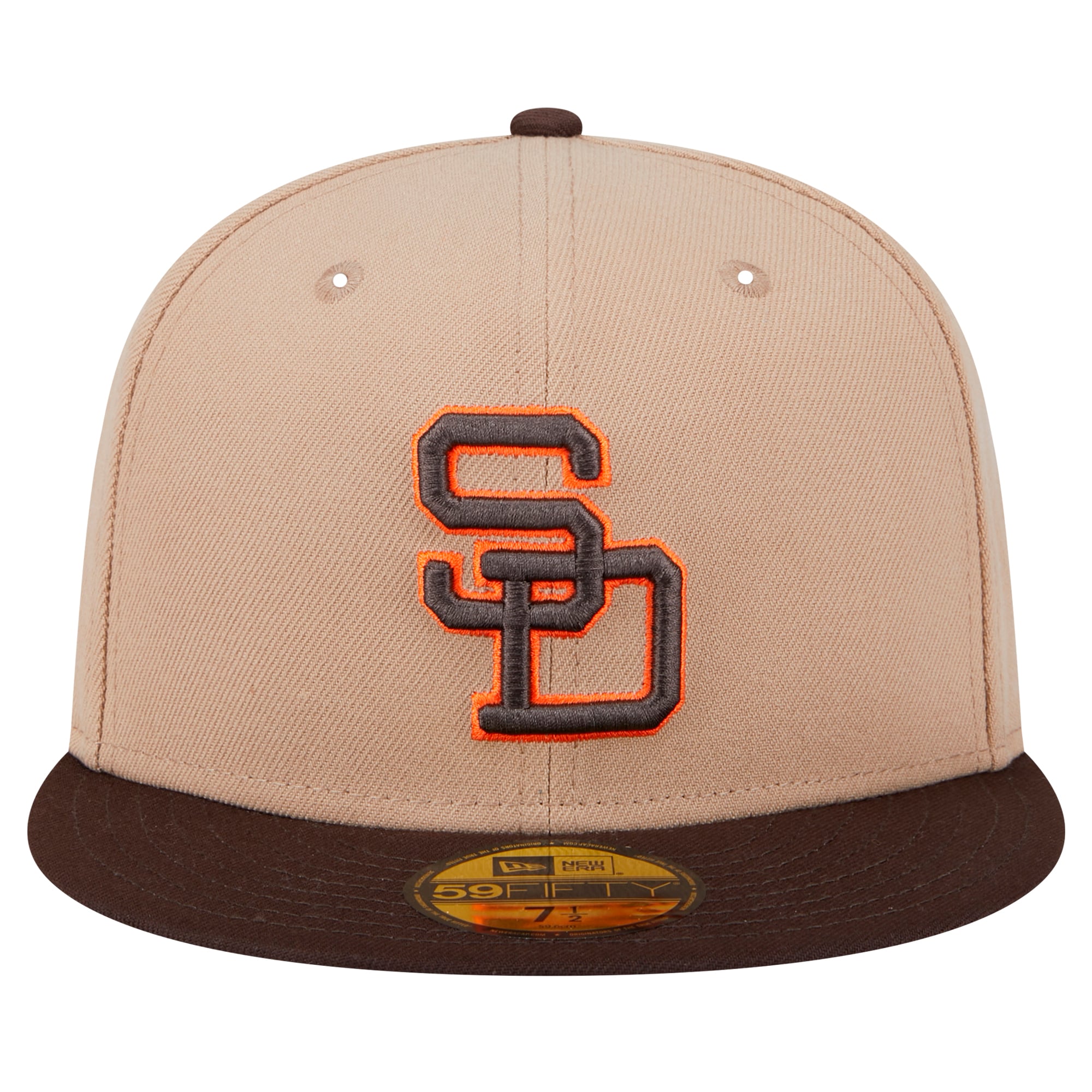 Casquette ajustée 59FIFTY San Diego Padres de New Era pour homme en kaki