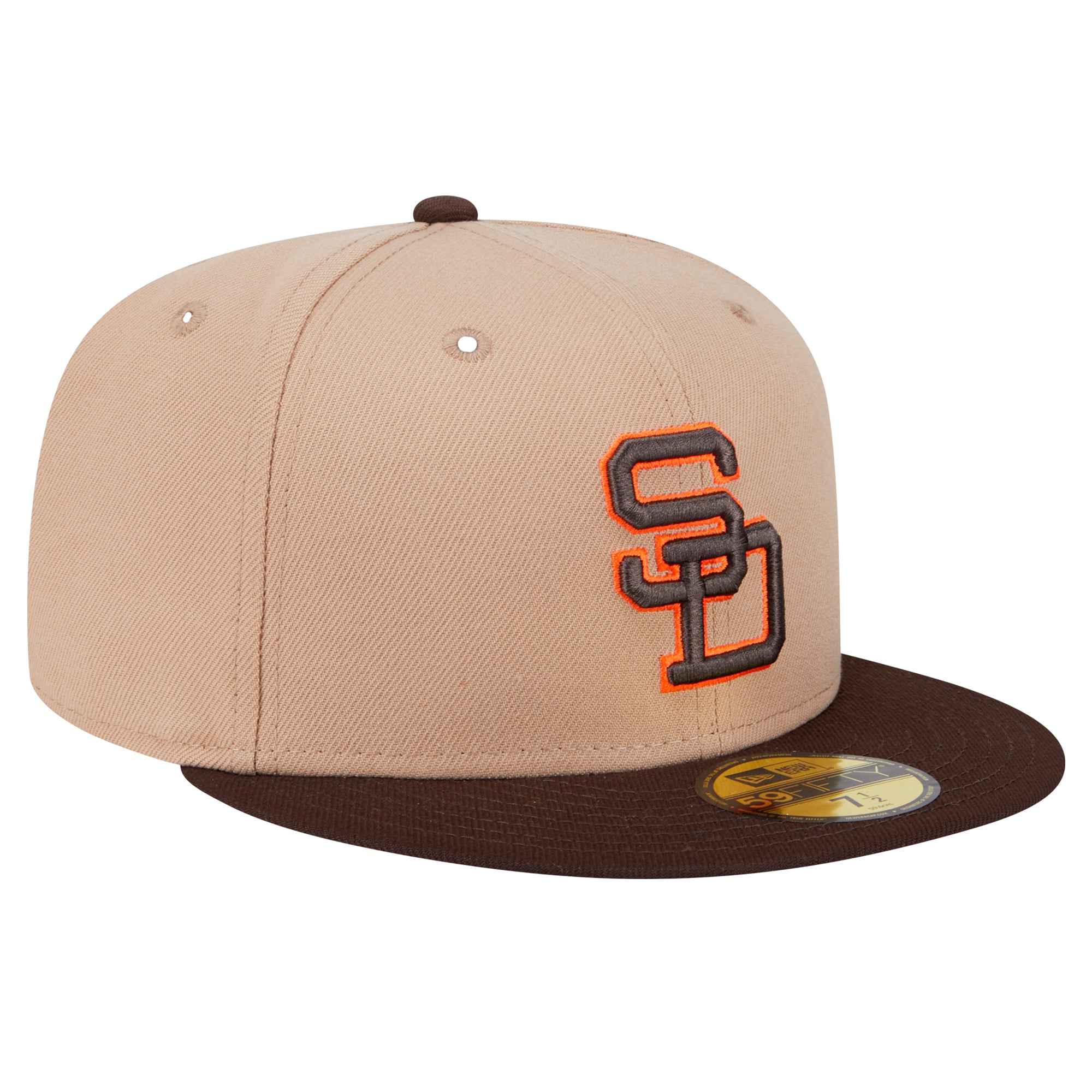 Casquette ajustée 59FIFTY San Diego Padres de New Era pour homme en kaki