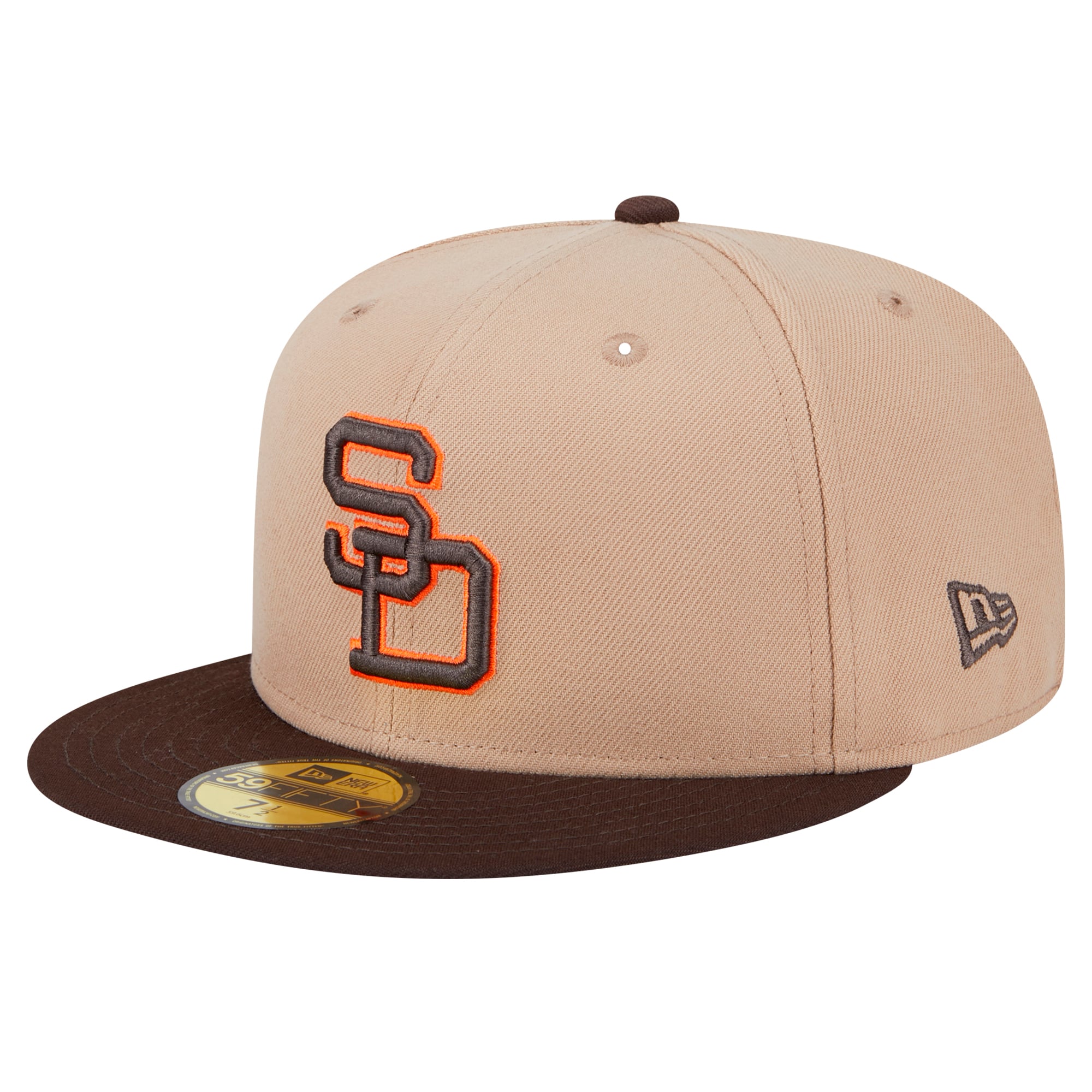 Casquette ajustée 59FIFTY San Diego Padres de New Era pour homme en kaki