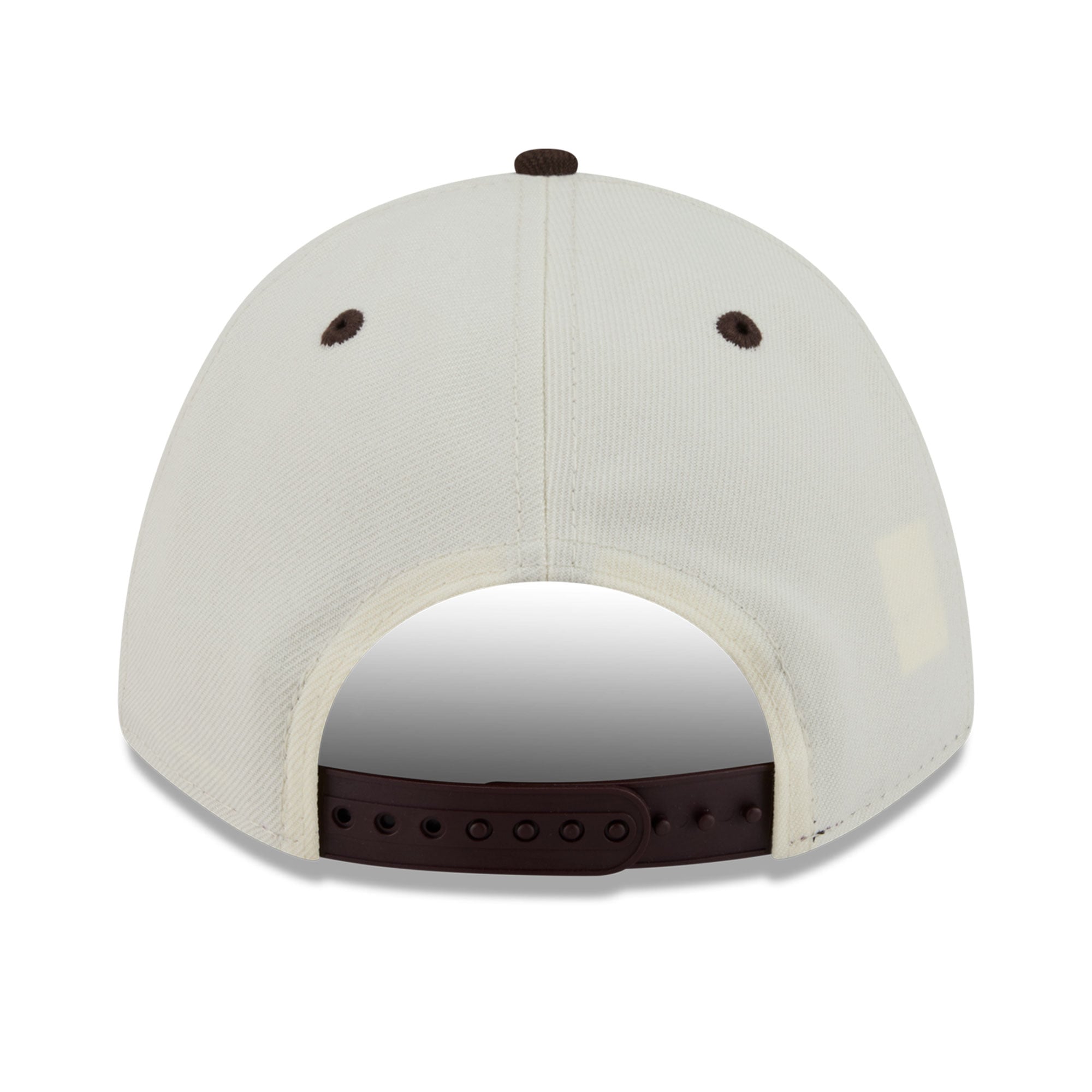 Casquette ajustable New Era Arch 9FORTY A-Frame M-Crown pour homme, couleur naturelle/marron, San Diego Padres.