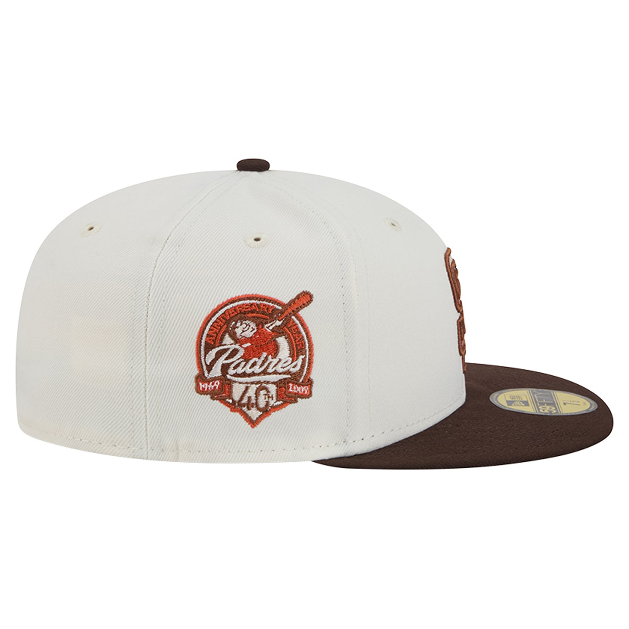 Men's New Era Natural/Brown San Diego Padres Pumpkin Spice 59FIFTY Fitted Hat