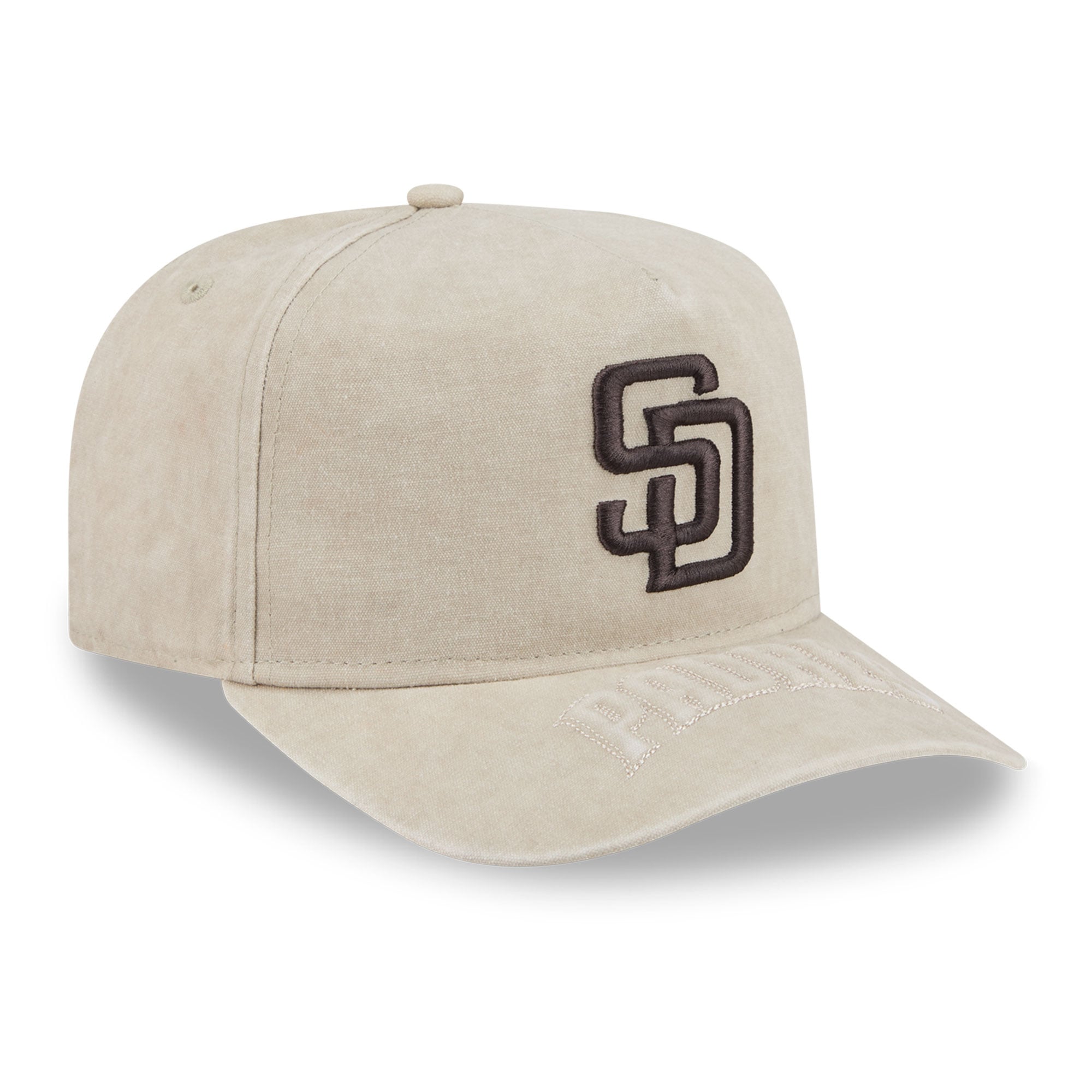 Casquette snapback New Era beige San Diego Padres 9FIFTY neutre pour homme