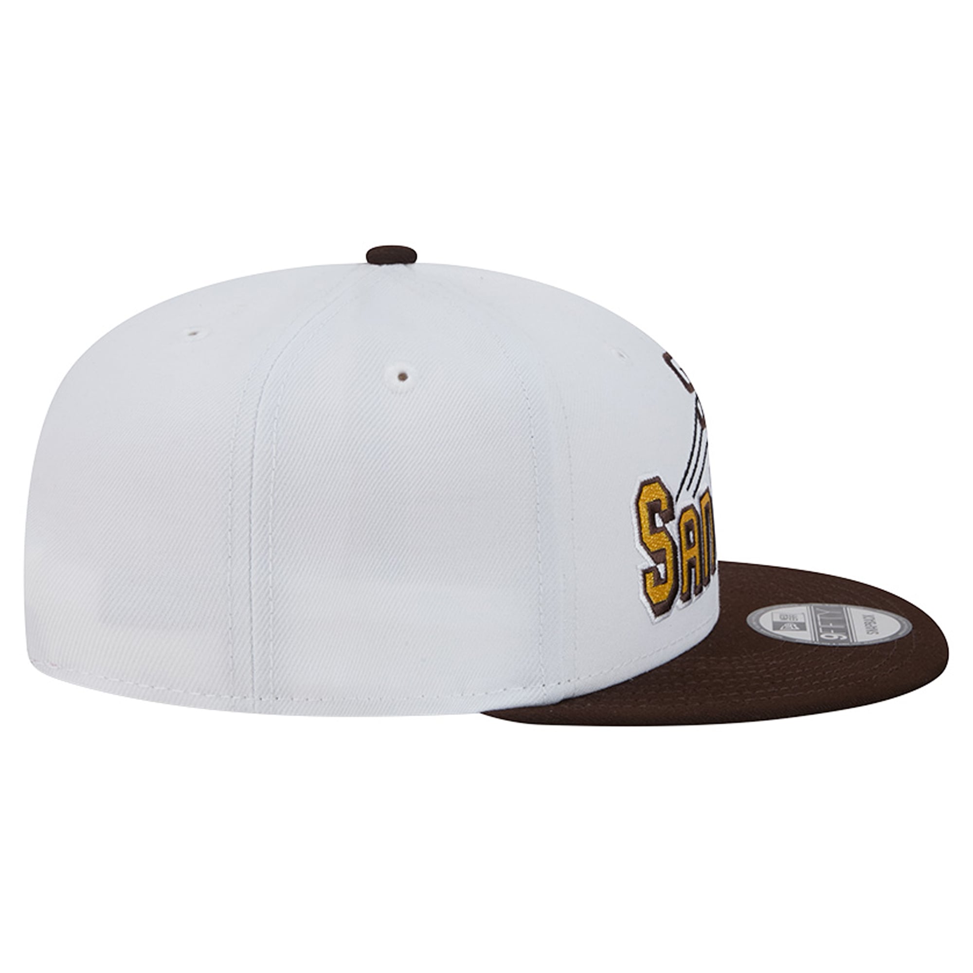 Casquette snapback New Era blanche San Diego Padres Retro Sweep 9FIFTY pour homme
