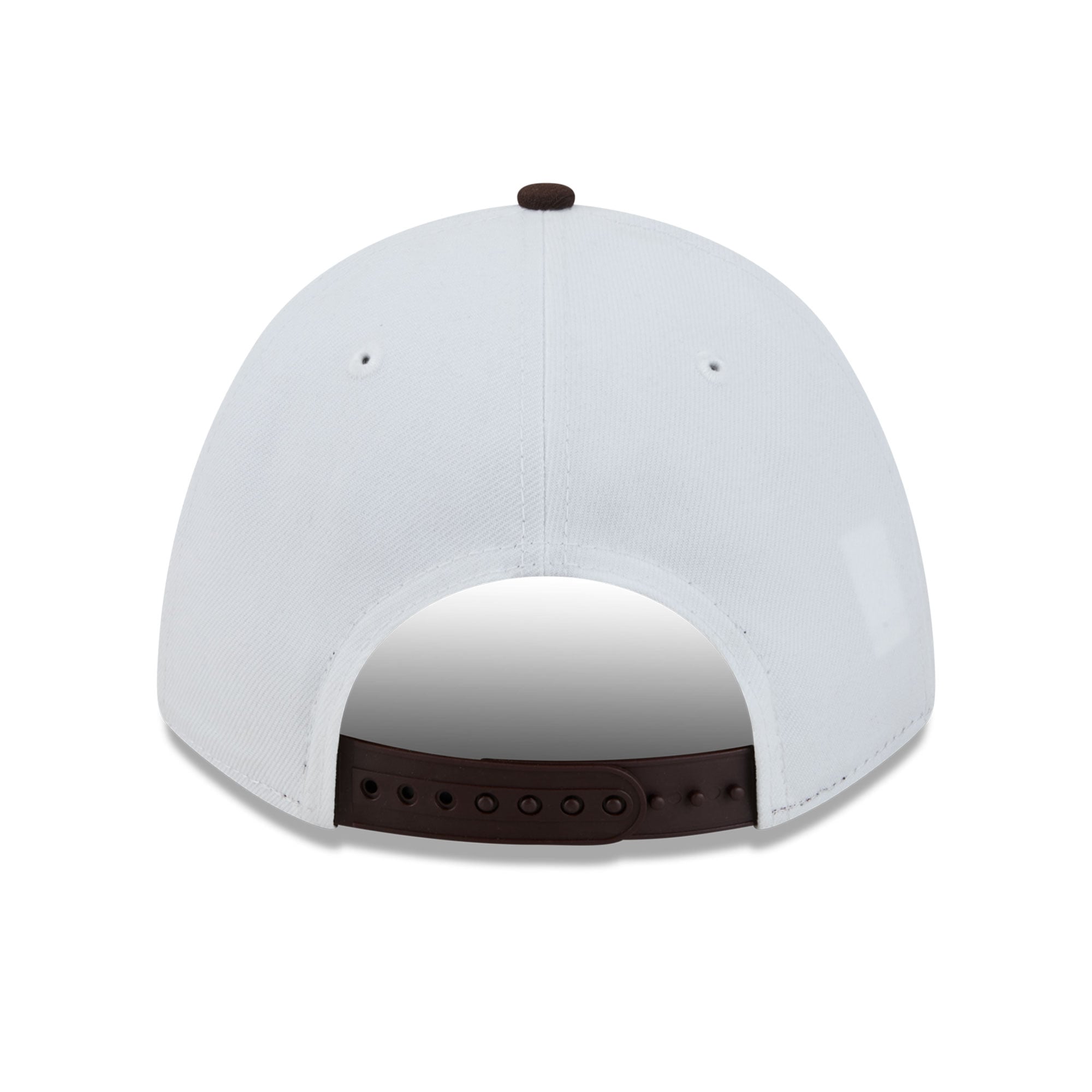 Casquette ajustable New Era blanche/marron foncé San Diego Padres Loyal 9FORTY M-Crown pour homme