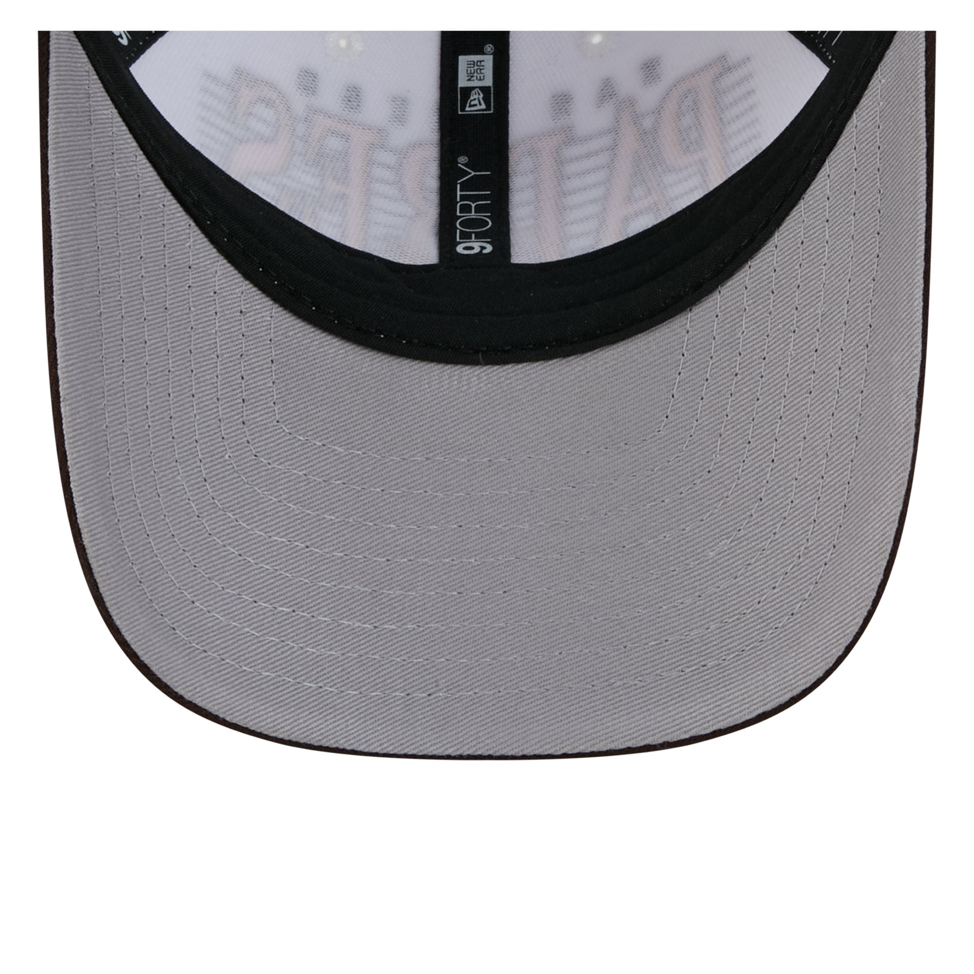 Casquette ajustable New Era blanche/marron foncé San Diego Padres Loyal 9FORTY M-Crown pour homme