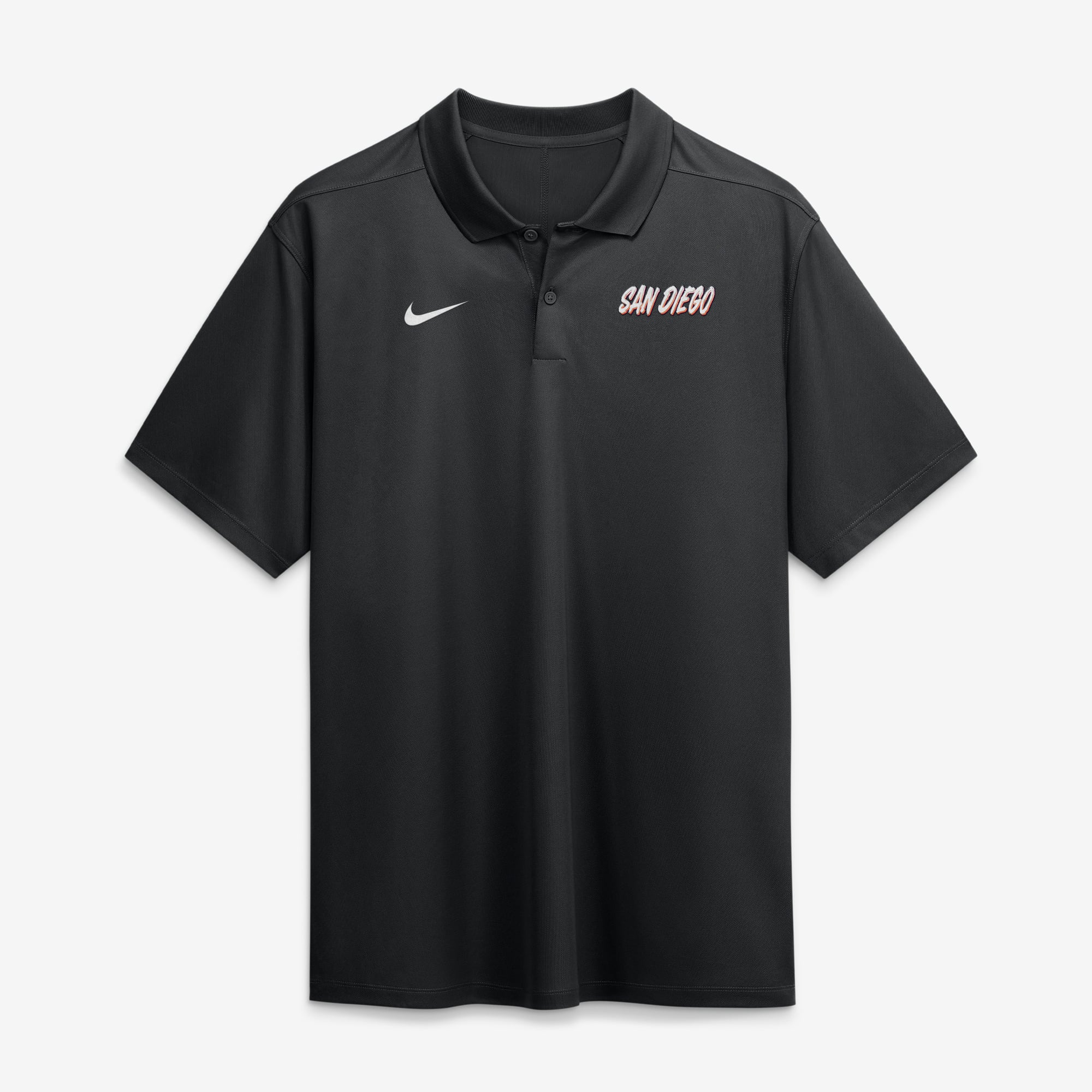 Polo Nike Dri-FIT noir San Diego Padres City Connect Victory pour homme