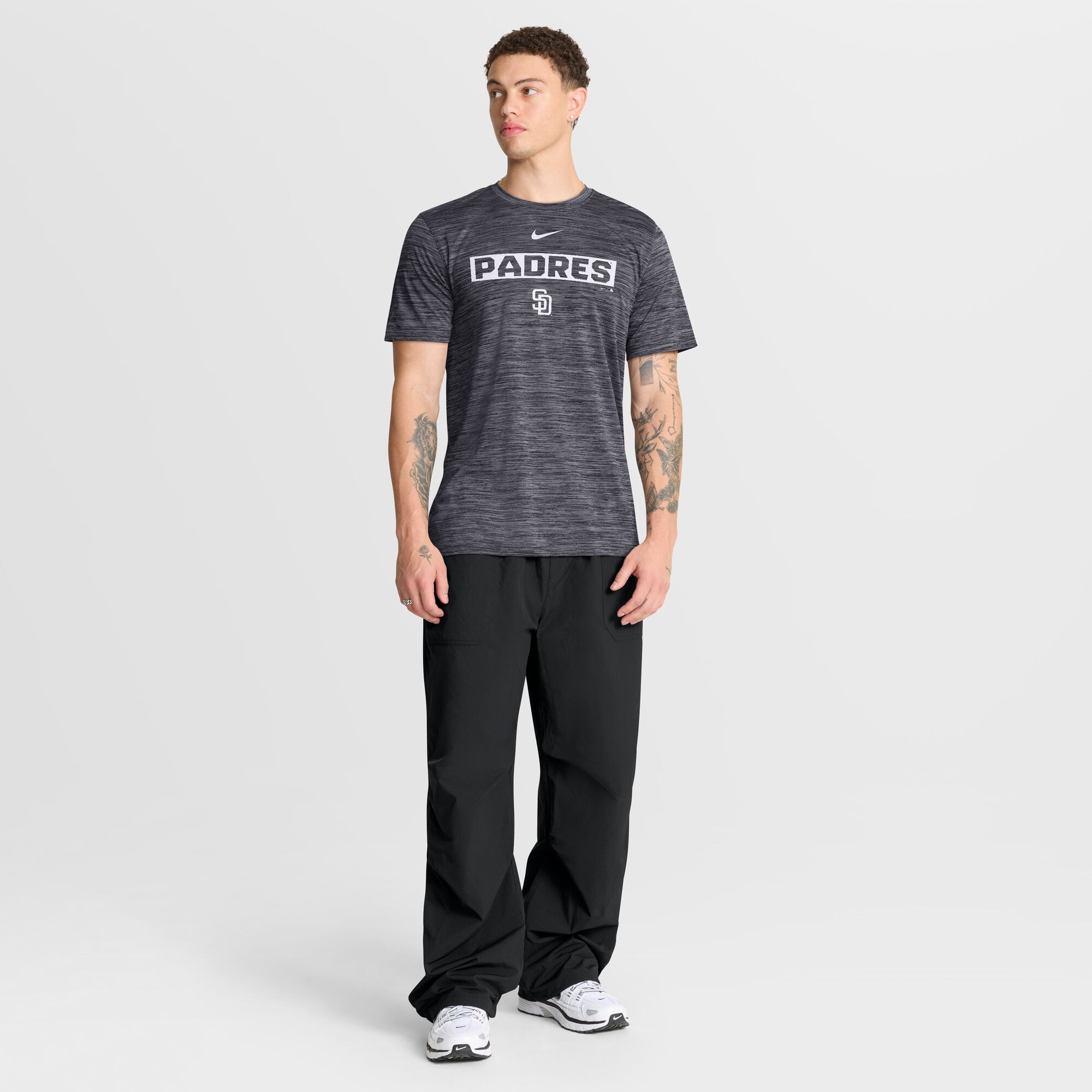 Men's Nike Black San Diego Padres Velocity Dri-FIT T-Shirt