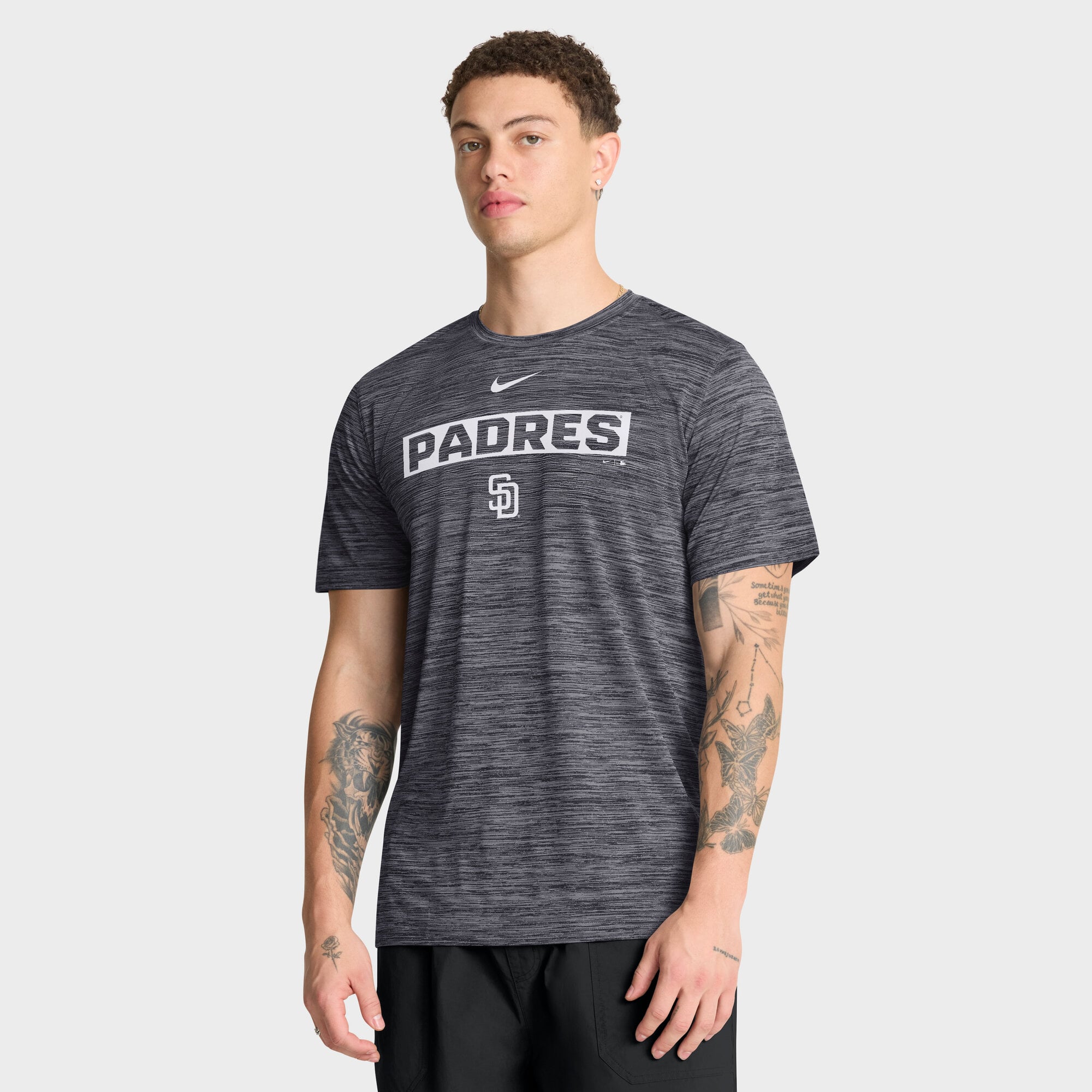 Men's Nike Black San Diego Padres Velocity Dri-FIT T-Shirt